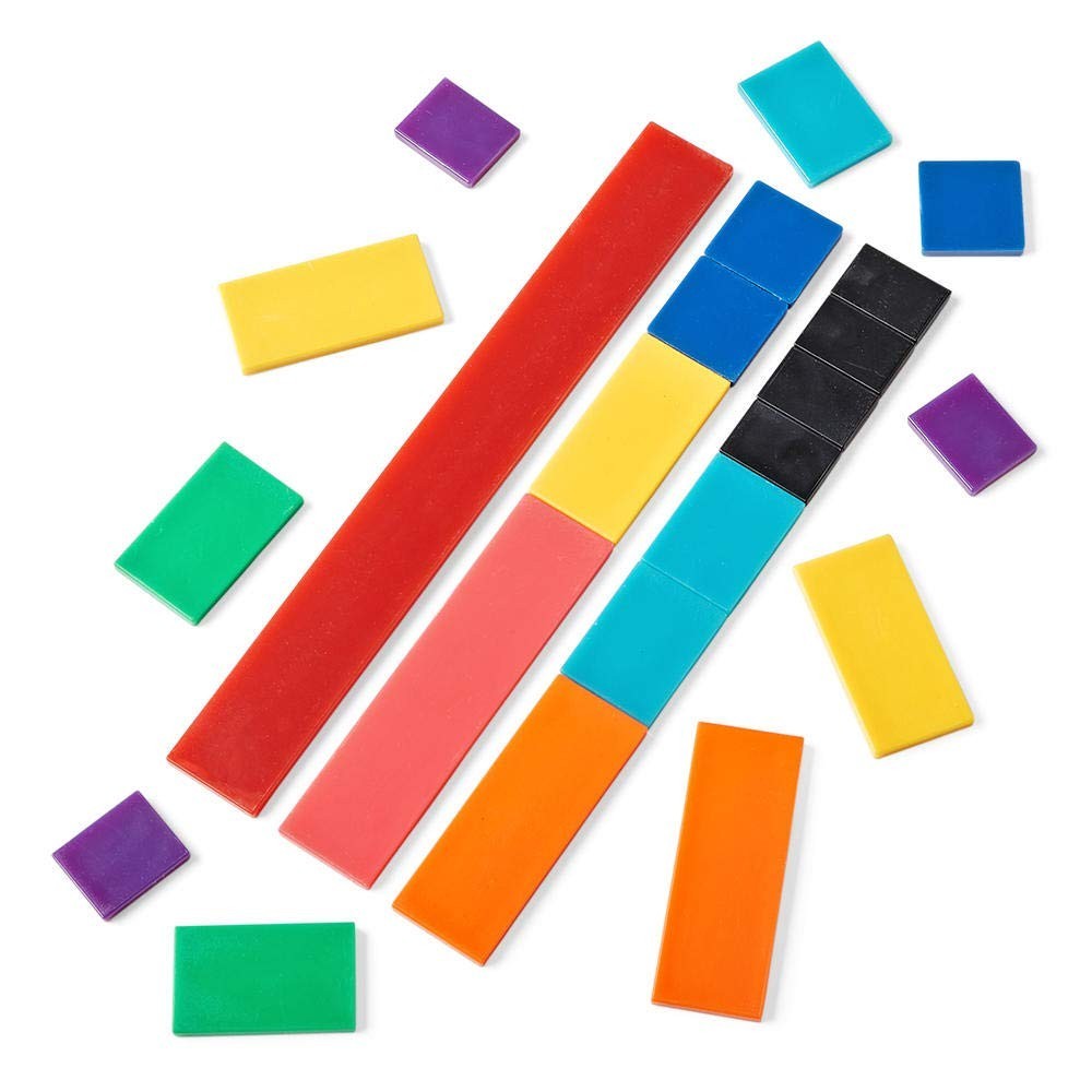 Durable Plastic Fraction Tiles for Hands-On Learning – Montessori 4th Grade Set