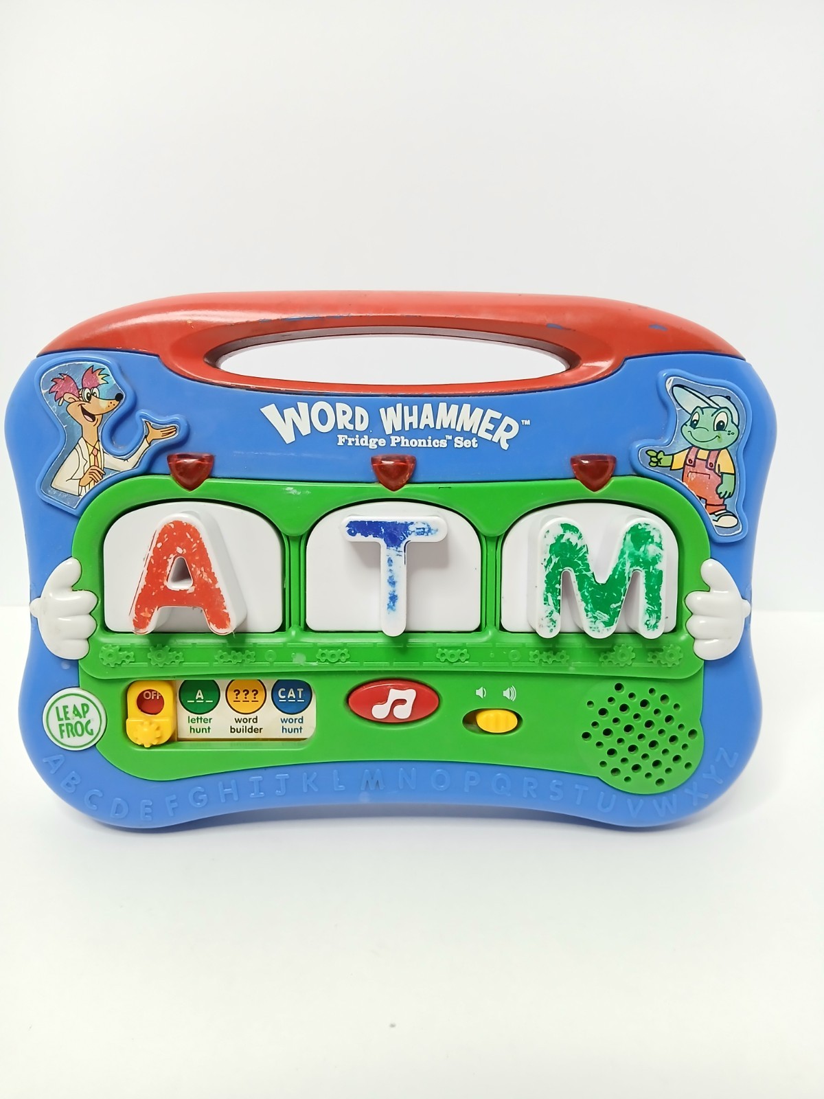 LeapFrog 2004 Word Whammer and LeapFrog 2002 Fridge Phonics Magnetic 4 Letters