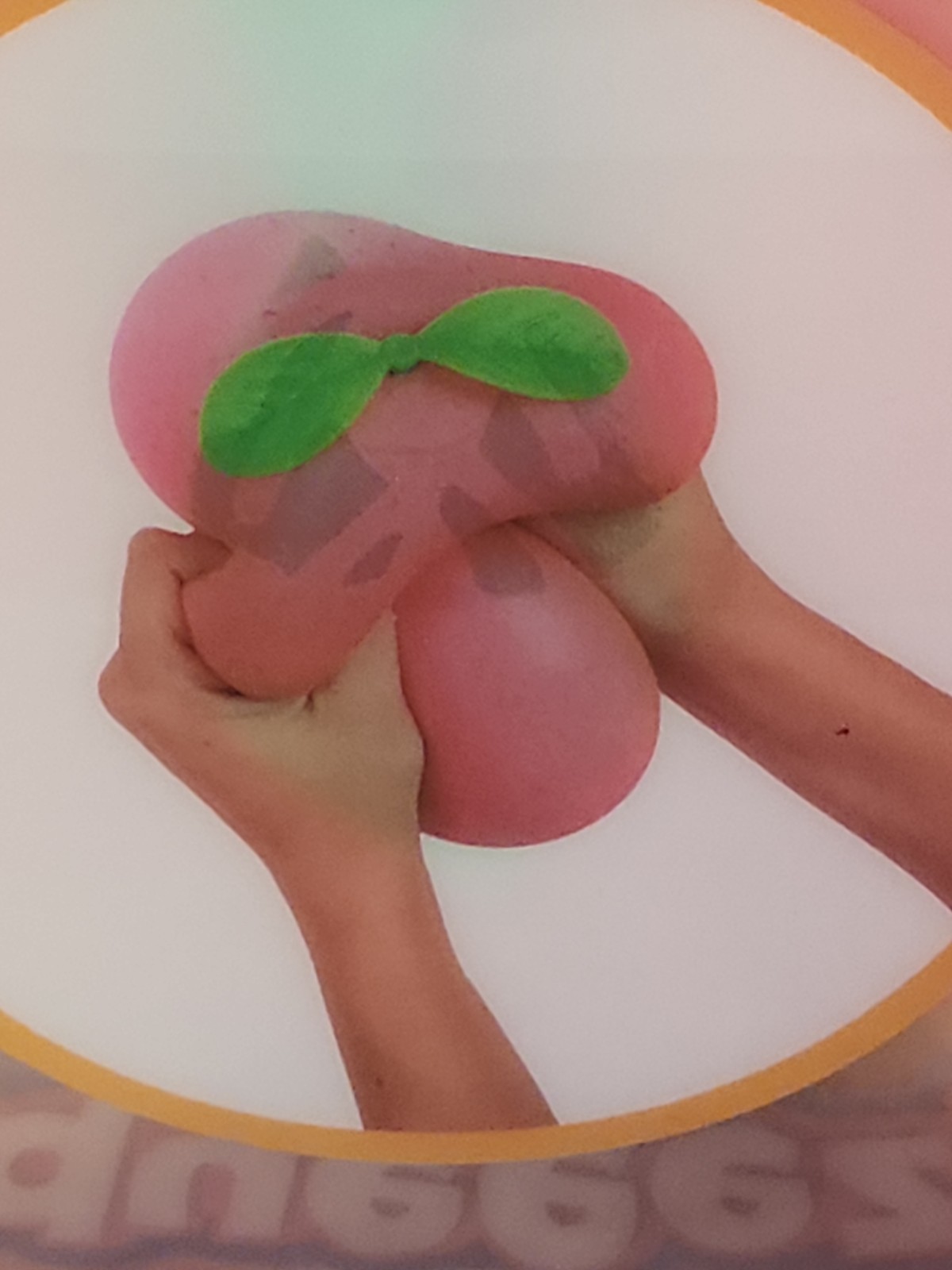 Viral Sunny Days Jumbo Squeezy Peach – Squishy Toy Sensory Fun Stress Relief 🍑