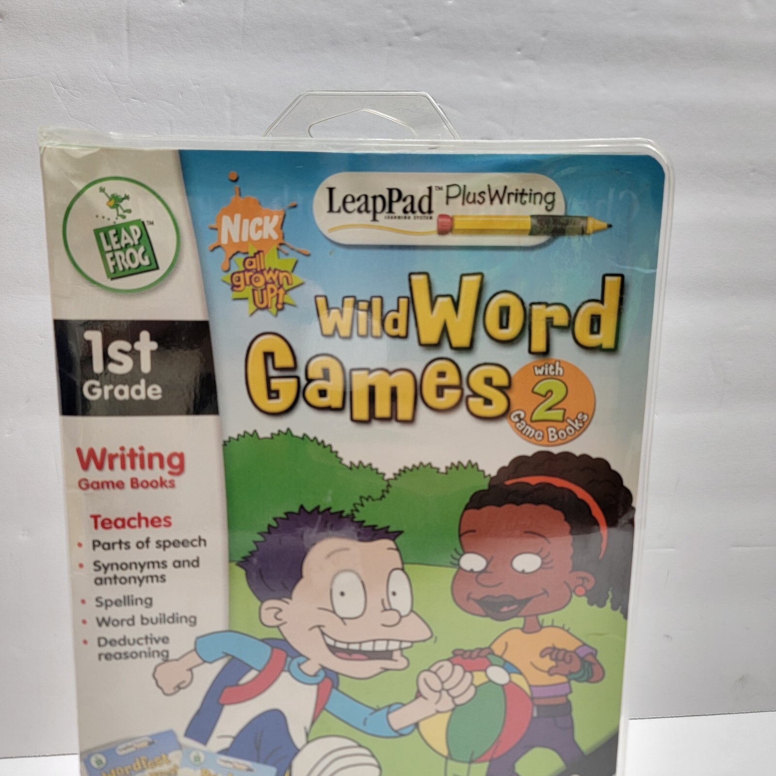 LeapFrog “Nick all Grown-Up” Interative Book and Cartridge -LeapPad Plus Writing