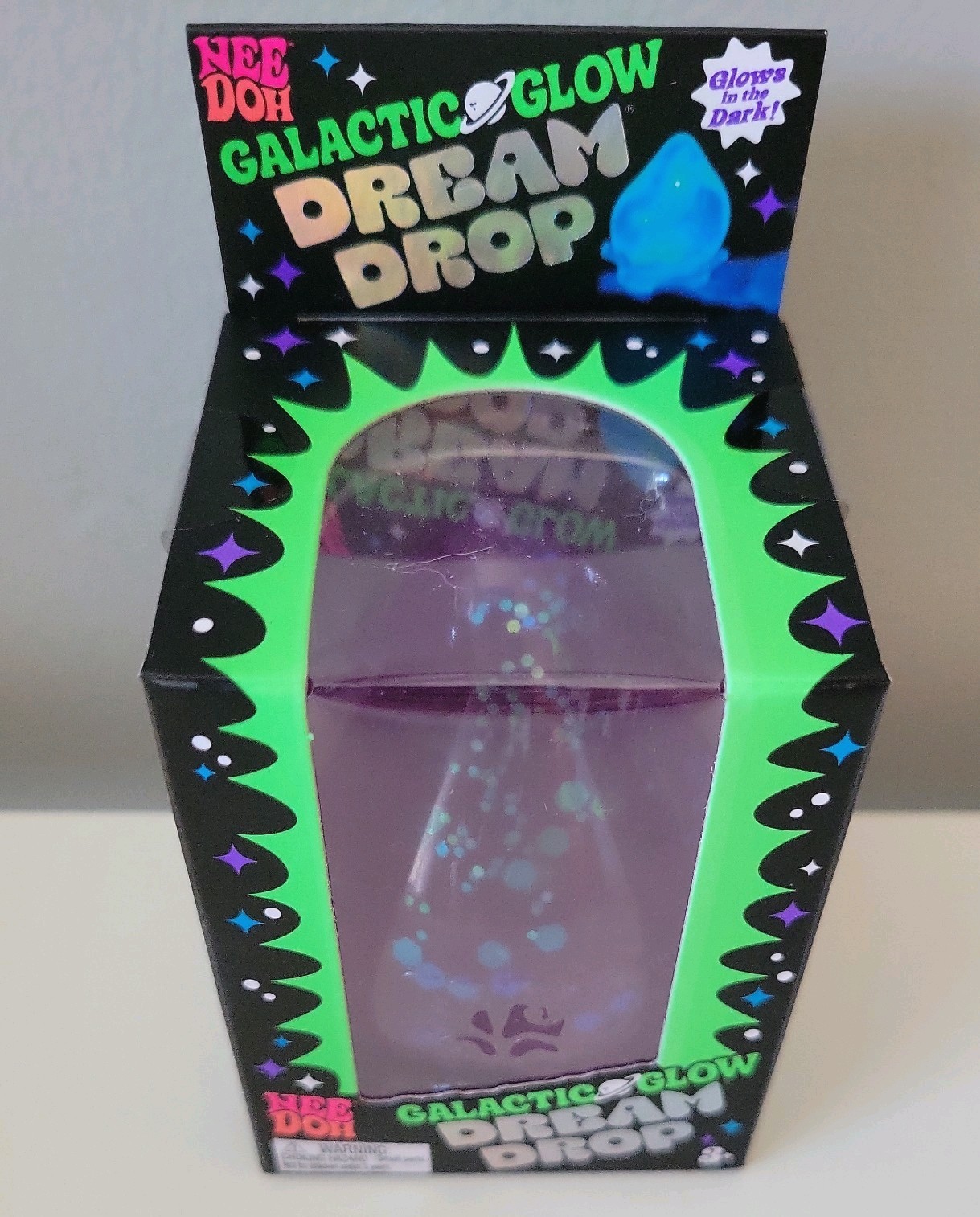 Needoh Nee Doh Galactic Glow Dream Drop Purple EXTREMELY RARE AUTHENTIC
