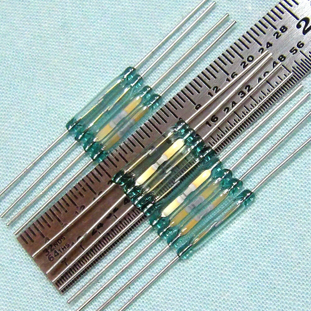 (12) Tiny MAGNETIC Switches for SECRET hidden uses, 500 mA, 100 VAC *USA SELLER*