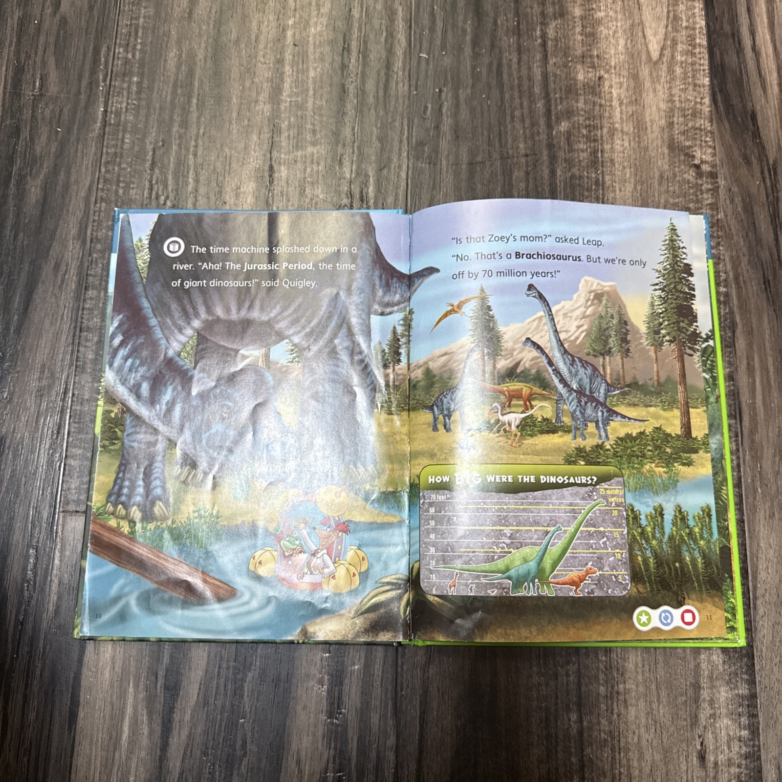 LeapFrog Tag, LeapReader book — LEAP AND THE LOST DINOSAUR🦖 (Read description.)