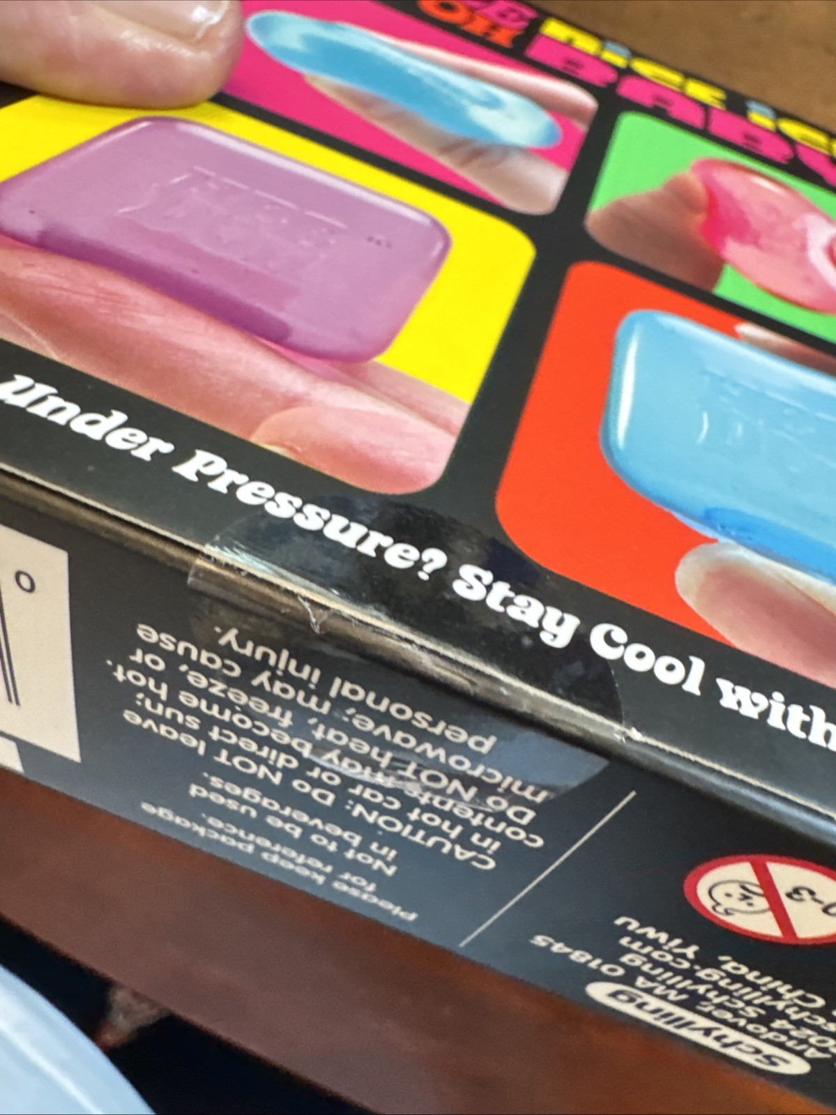NeeDoh Nice Ice Baby 4 pack, Set of Four Nee Doh Mini Nice Cube