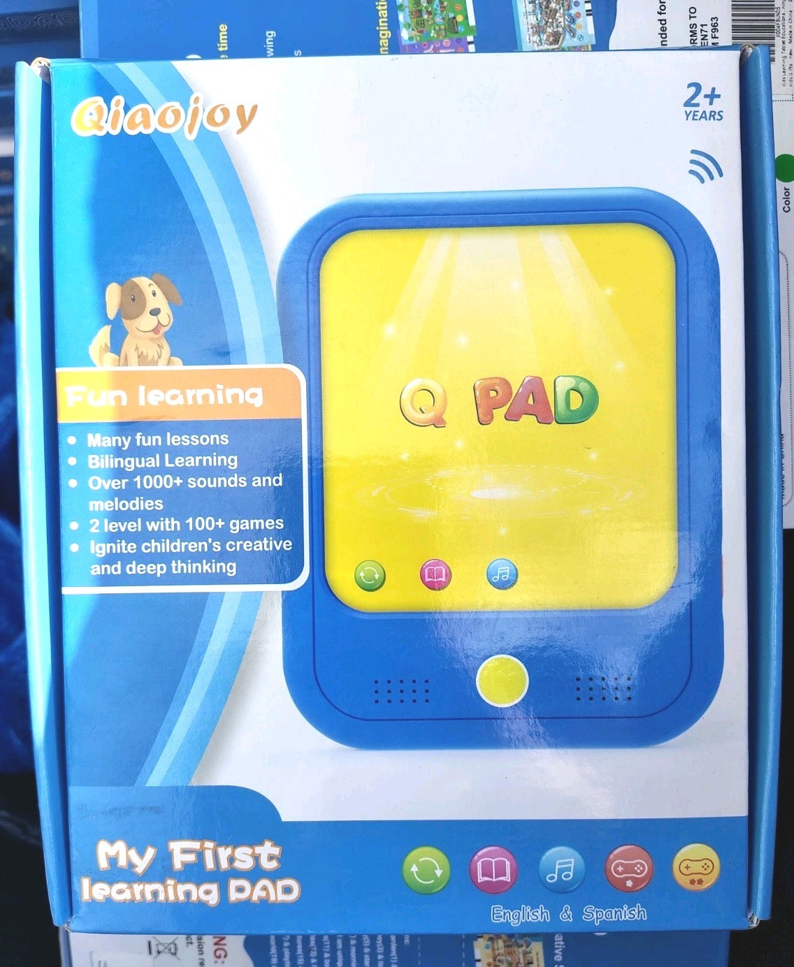 BLUE QPAD Qiaojoy *SEE DESCRIPTION* Toddler Educational Learning Pad Toy Tablet