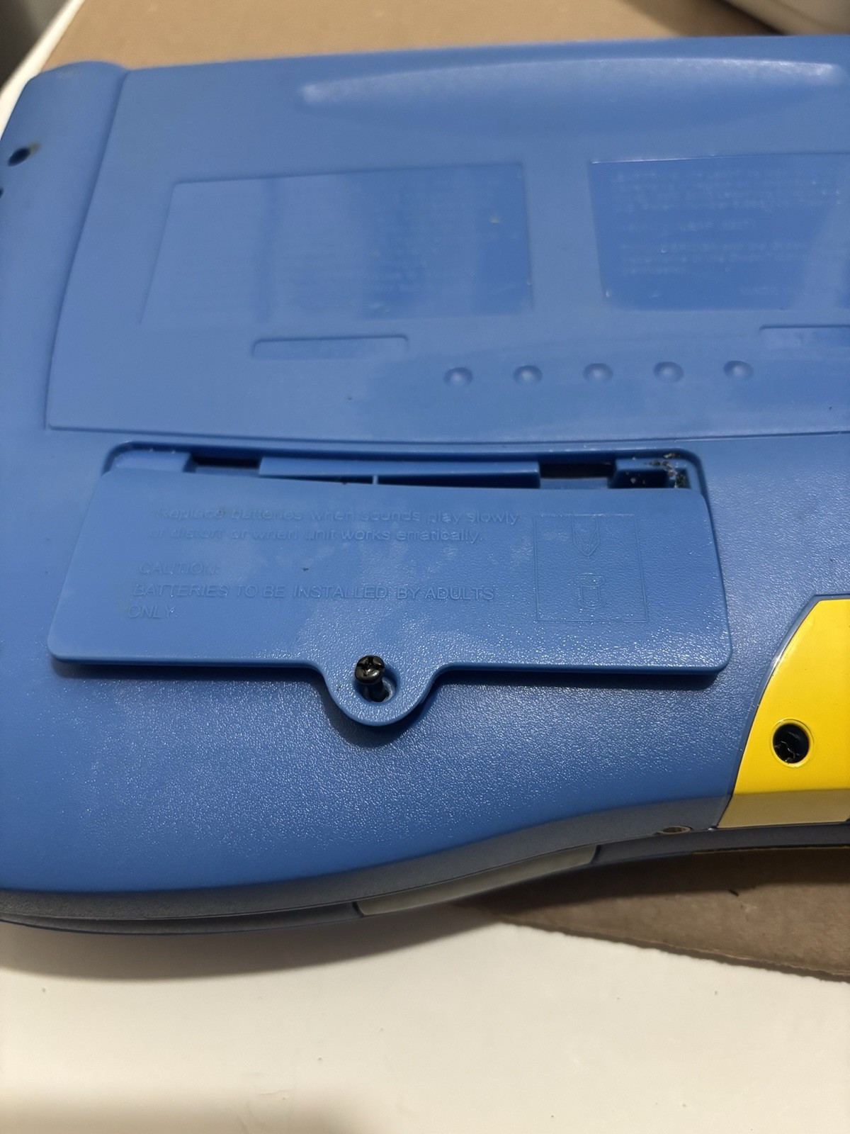 My First Leap Pad Leappad Replacement Battery Cover Blue With Screws