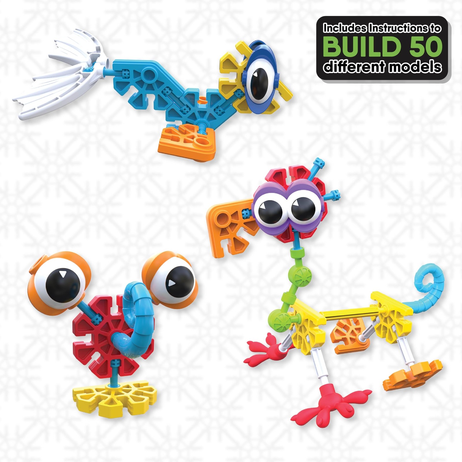 KID K’NEX – Budding Builders Set ‚ 100 Pieces, Preschool STEM Building, Ki