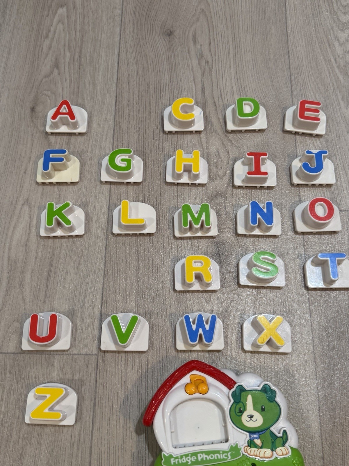 Leap Frog Fridge Phonics Scout Magnetic Alphabet Letter Not Complete