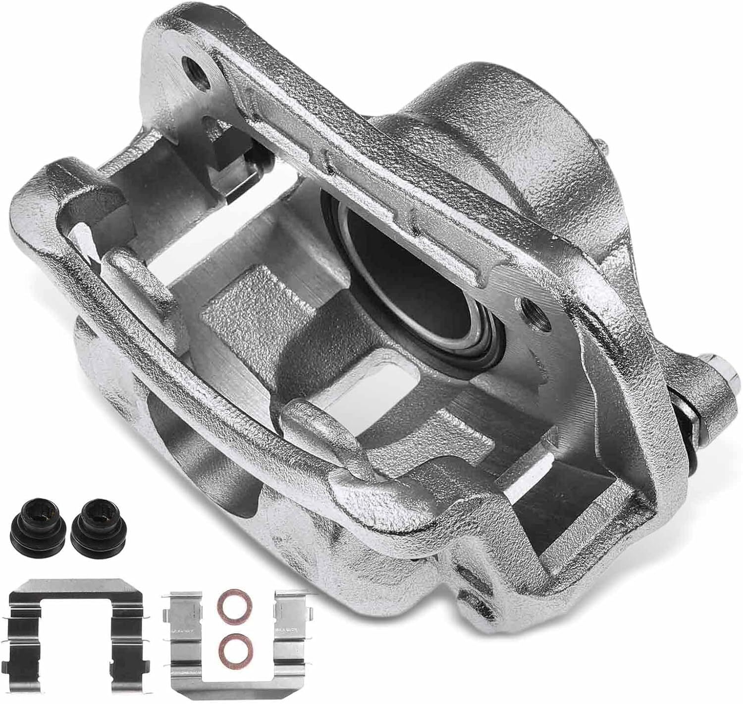 Front Driver Side Disc Brake Caliper Assembly with Bracket Compatible APM