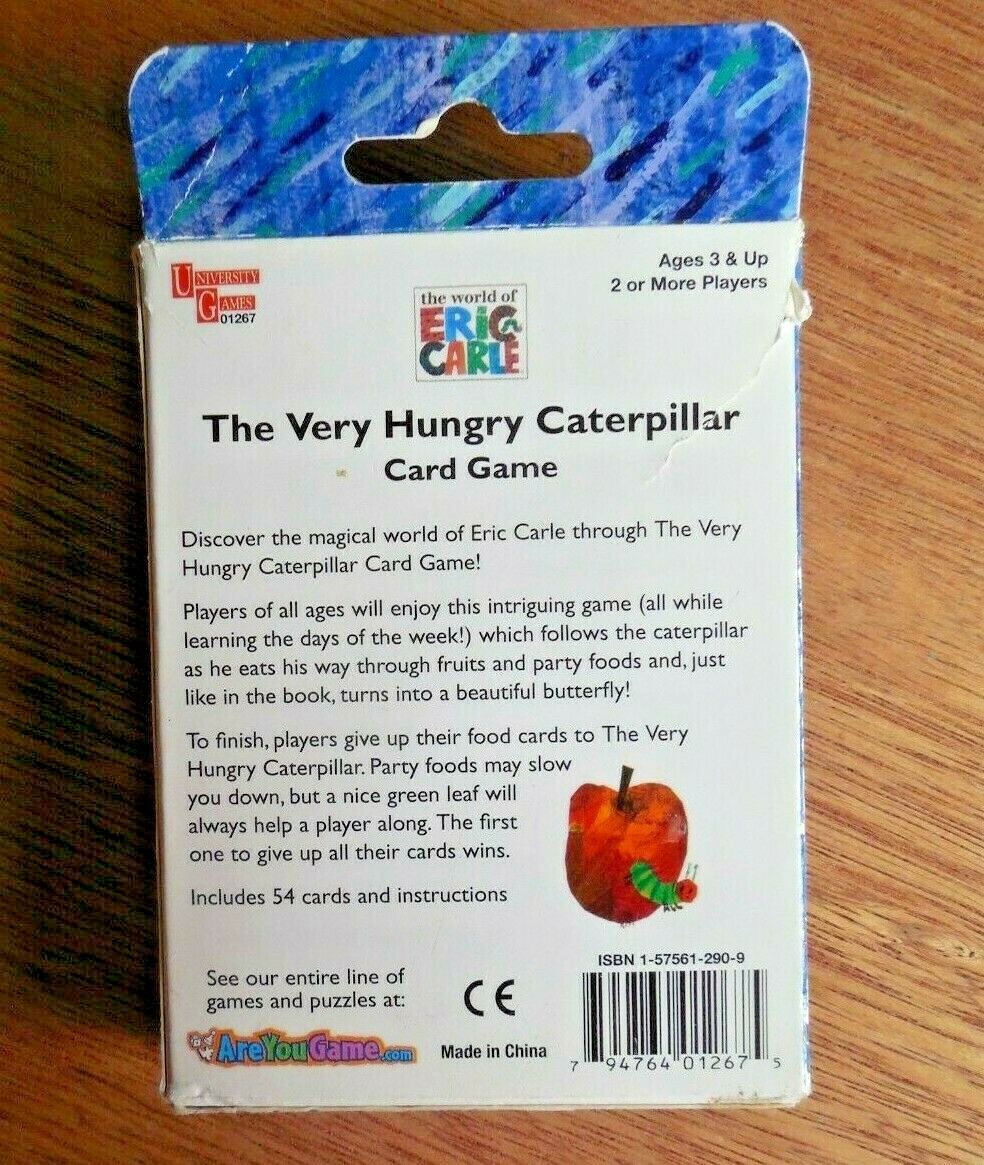 EUC University Games Eric Carle “The Very Hungry Caterpillar” Card Game