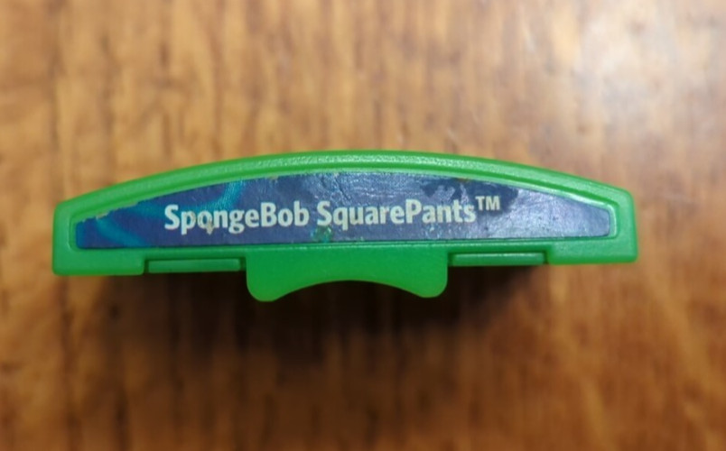 Leap Pad Explorer-SpongeBob Squarepants Clam Prix Game- Tested & Works