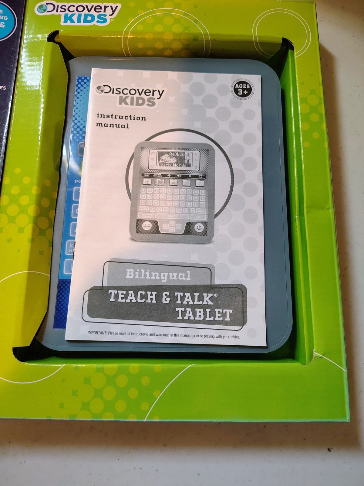 Discovery Kids Bilingual Teach & Talk Tablet Learning System 3+ 60+ Activities
