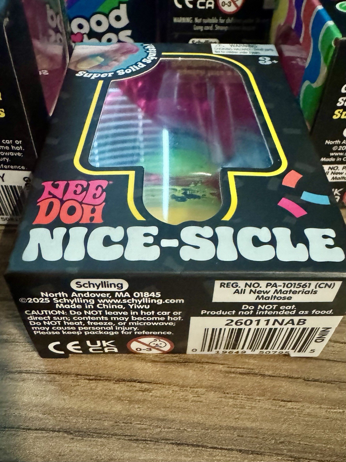 NeeDoh Bundle-Fab Four, Jelly Squish, Heart, Fuzz Ball, Nicesicle, Gumdrop, Fuzz