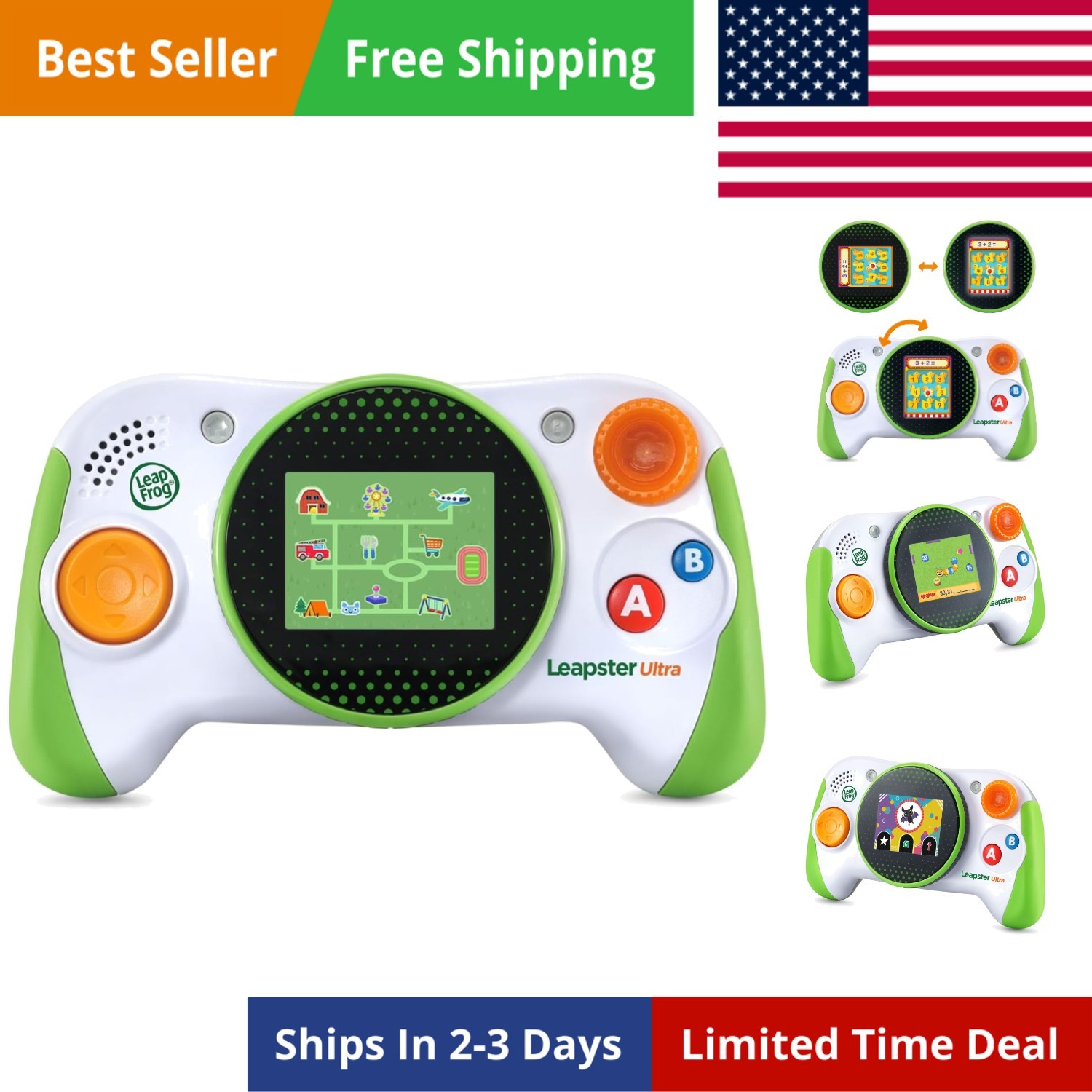 Leapster Ultra Handheld Learning Game Console for Kids Age 4 and up