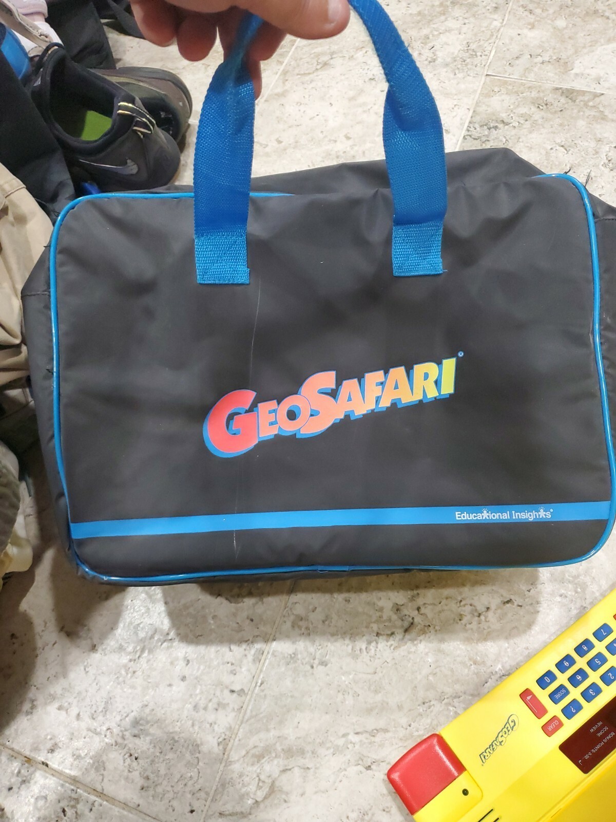 Vintage GeoSafari EI-8855 Learning System 47 Lesson Cards With Bag And Manual!!!