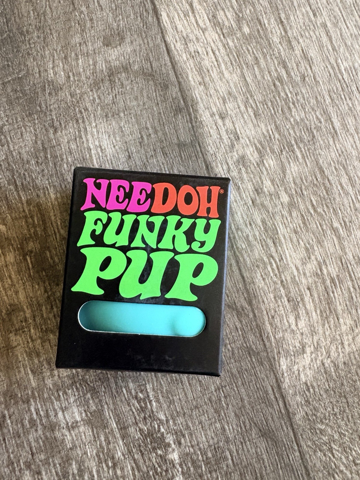 NIB Sealed Needoh Funky Pup Teal – Squishy Stress Relief Toy Schylling