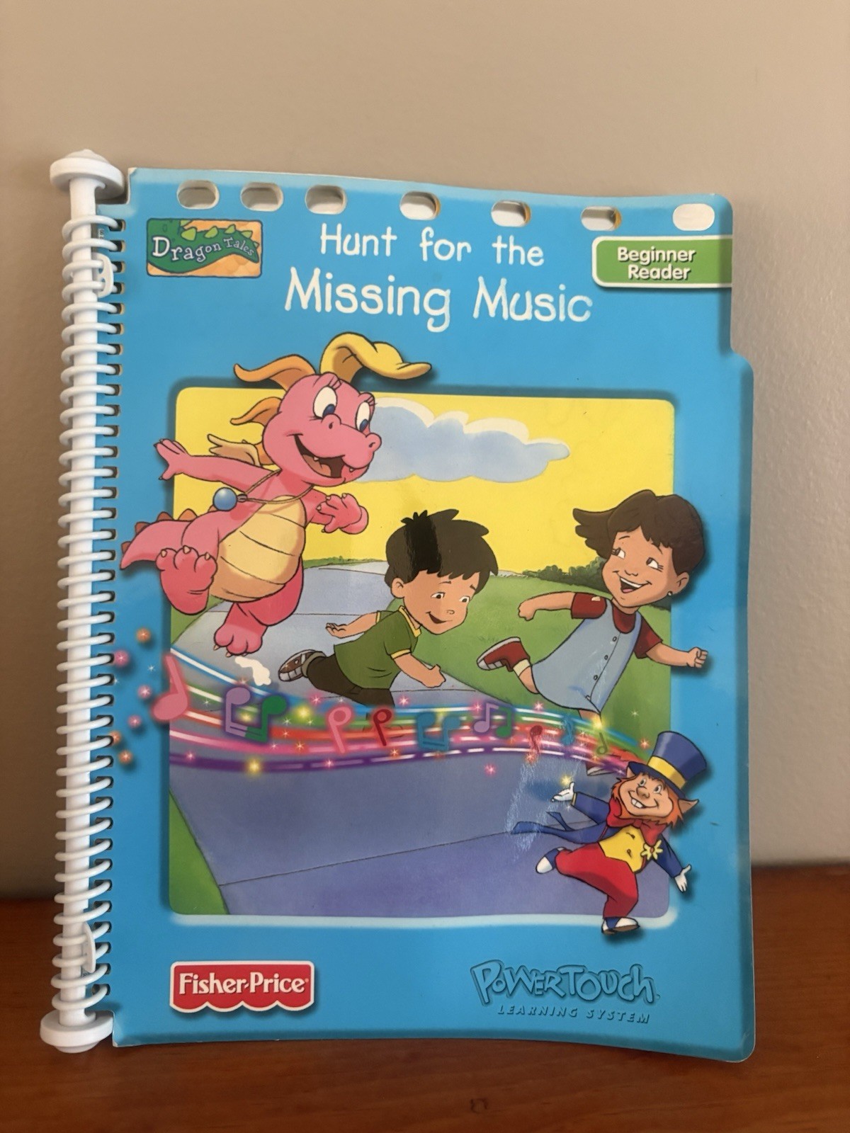 Fisher Price Power Touch Dragon Tales Hunt For The Missing Music Book