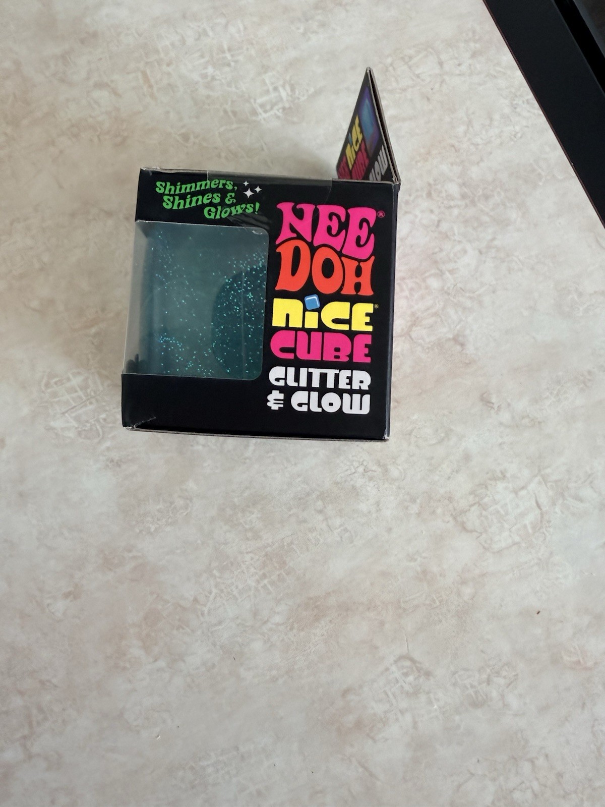 100% Authentic Glitter and Glow Needoh Cube New In Box Made by Schylling USA