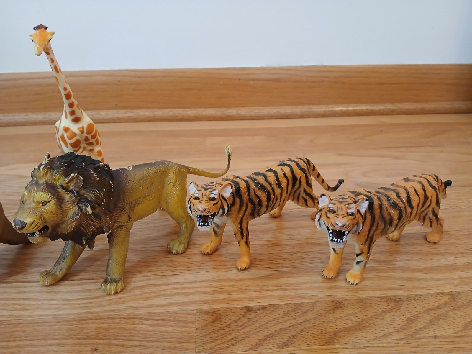 Vintage Vinyl Toy Animal Figures Lot of 14 Jungle Desert Sea AAA Playskool READ