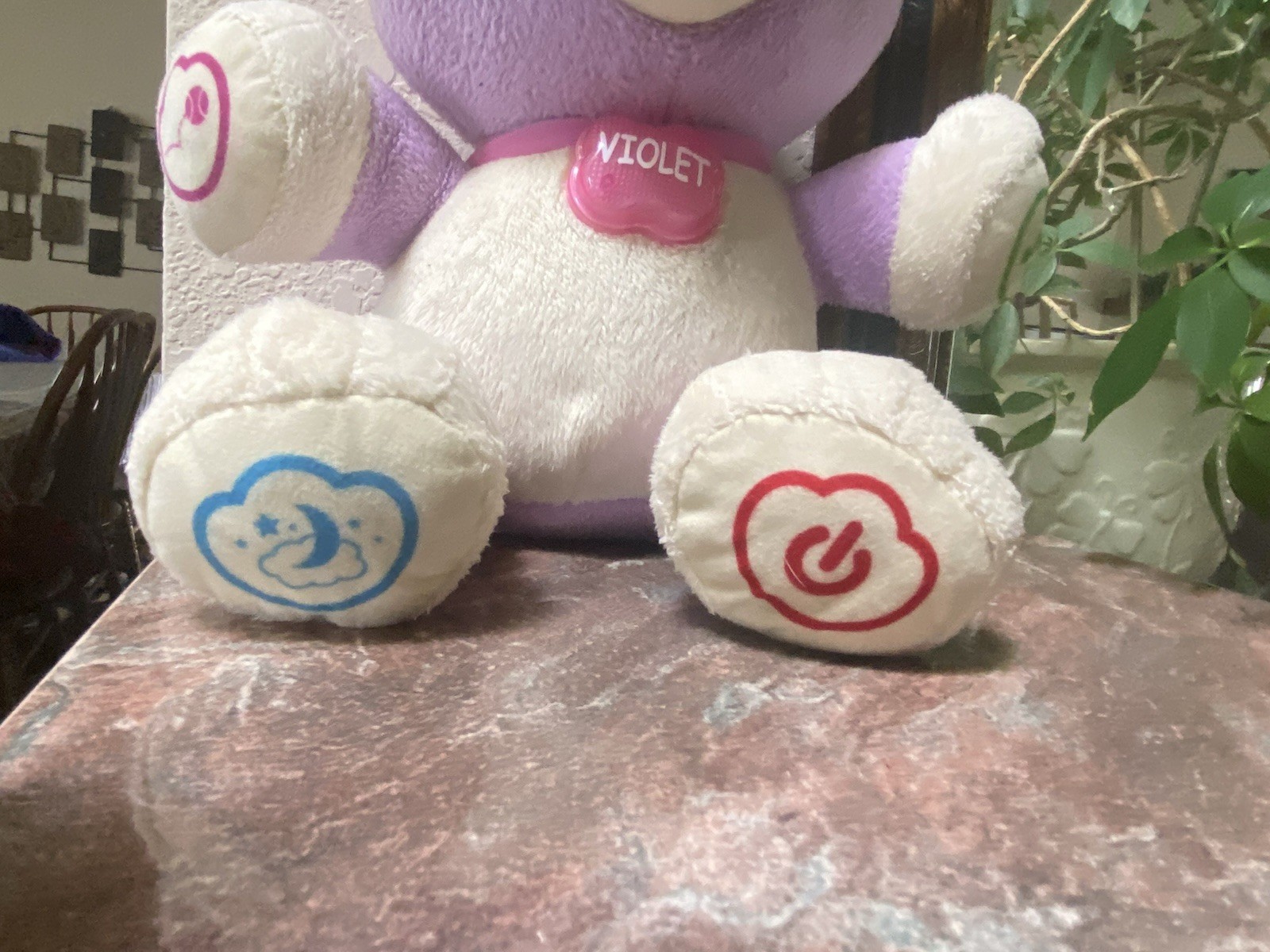 Leap Frog My Pal Violet Purple Plush Dog Talks Sings Music 14″ Interactive Toy