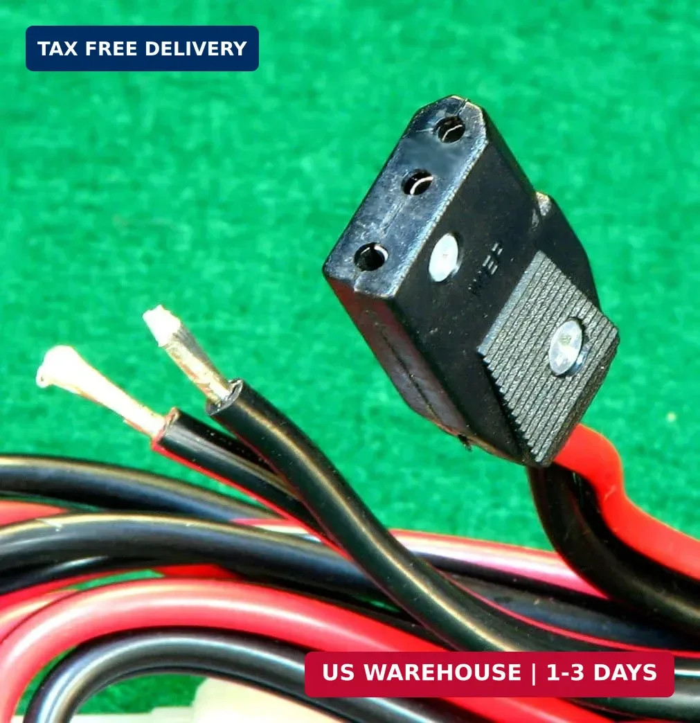 3 pin POWER CORD Extra HEAVY Duty 12 Ga for CB / Ham radios – Workman CB3AXX