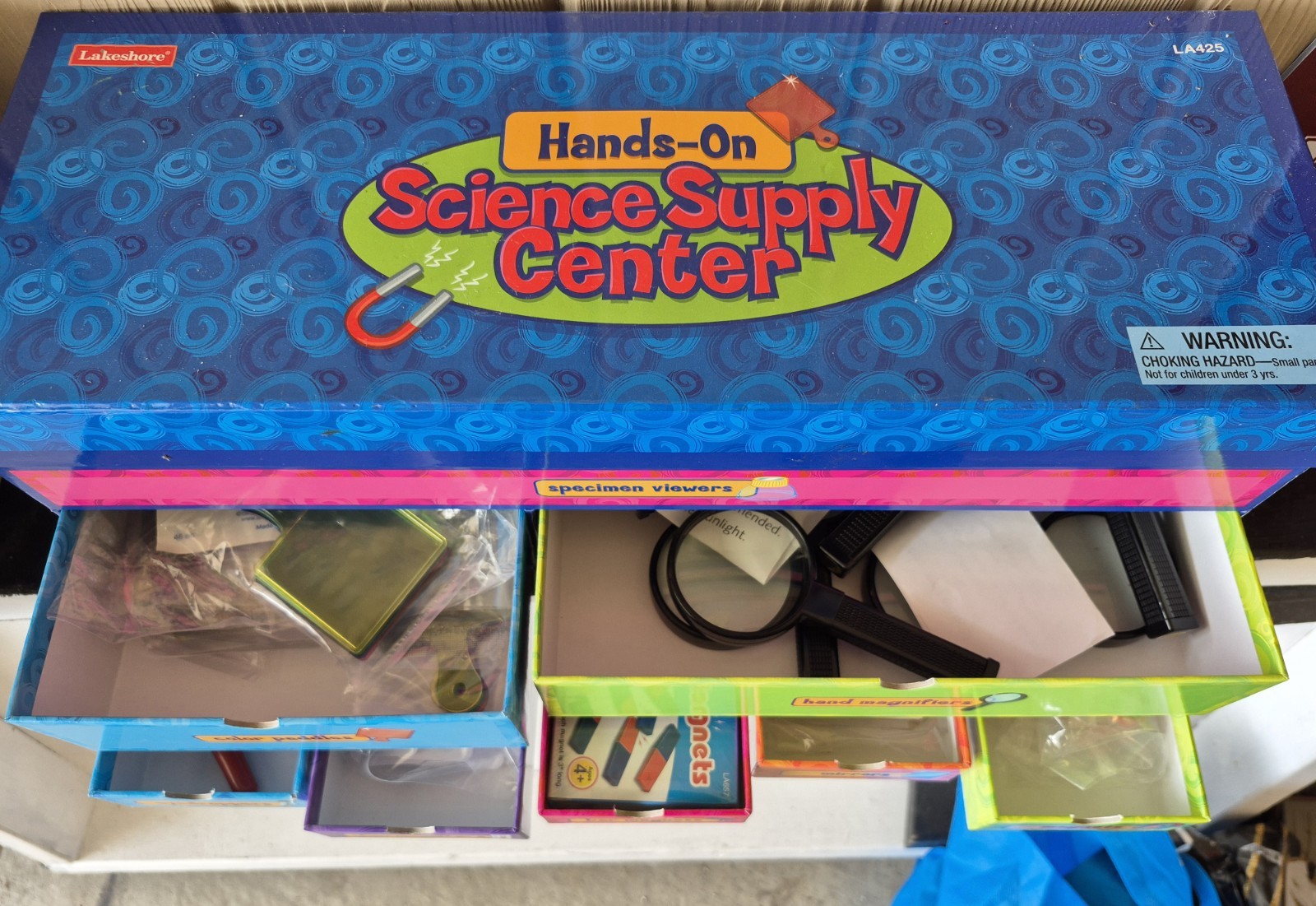 Lakeshore Educational Hands-on Science Supply Center/Never Used. Great Condition