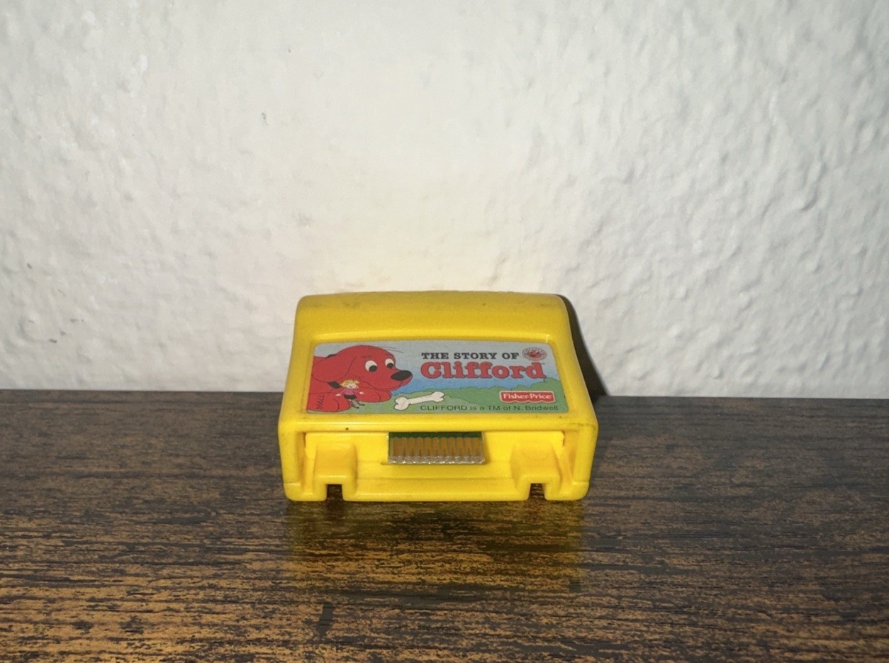 Fisher Price Power Touch The Story of Clifford Yellow Cartridge Only