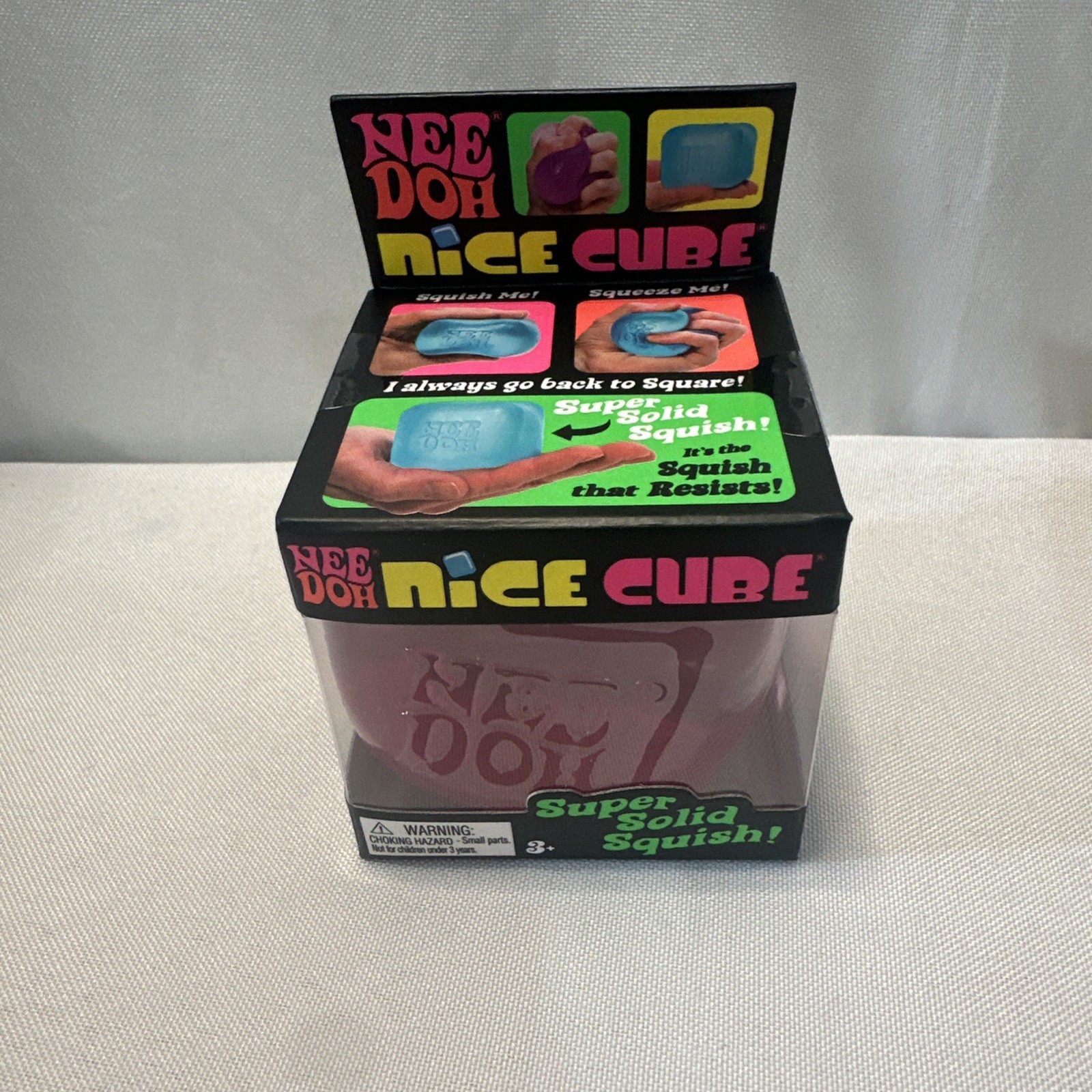 NEEDOH NICE CUBE COMPLETE SET OF 3 ! Blue, Purple, and Pink