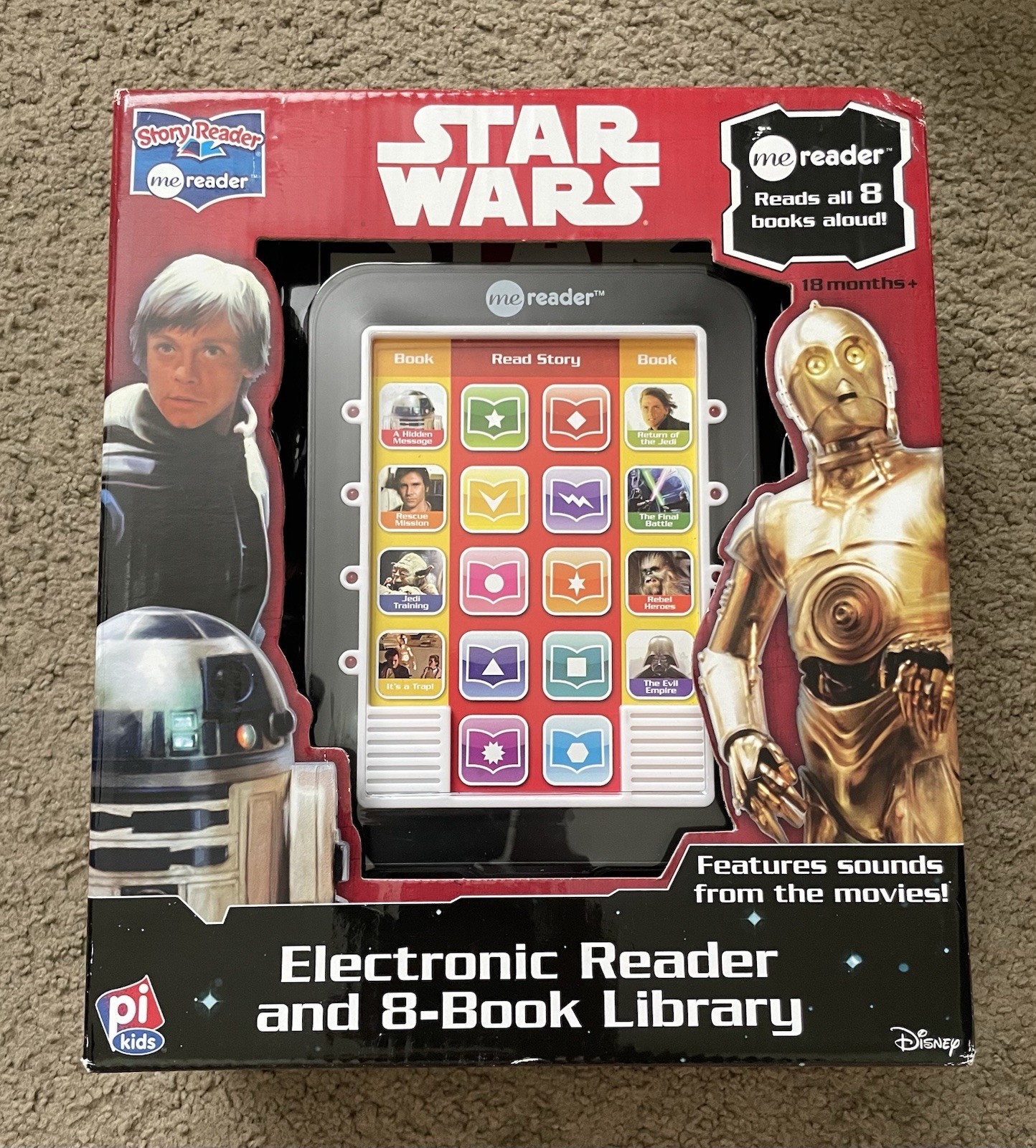 Star Wars Story Reader Me Reader Electronic Reader And 8 Books New Sealed