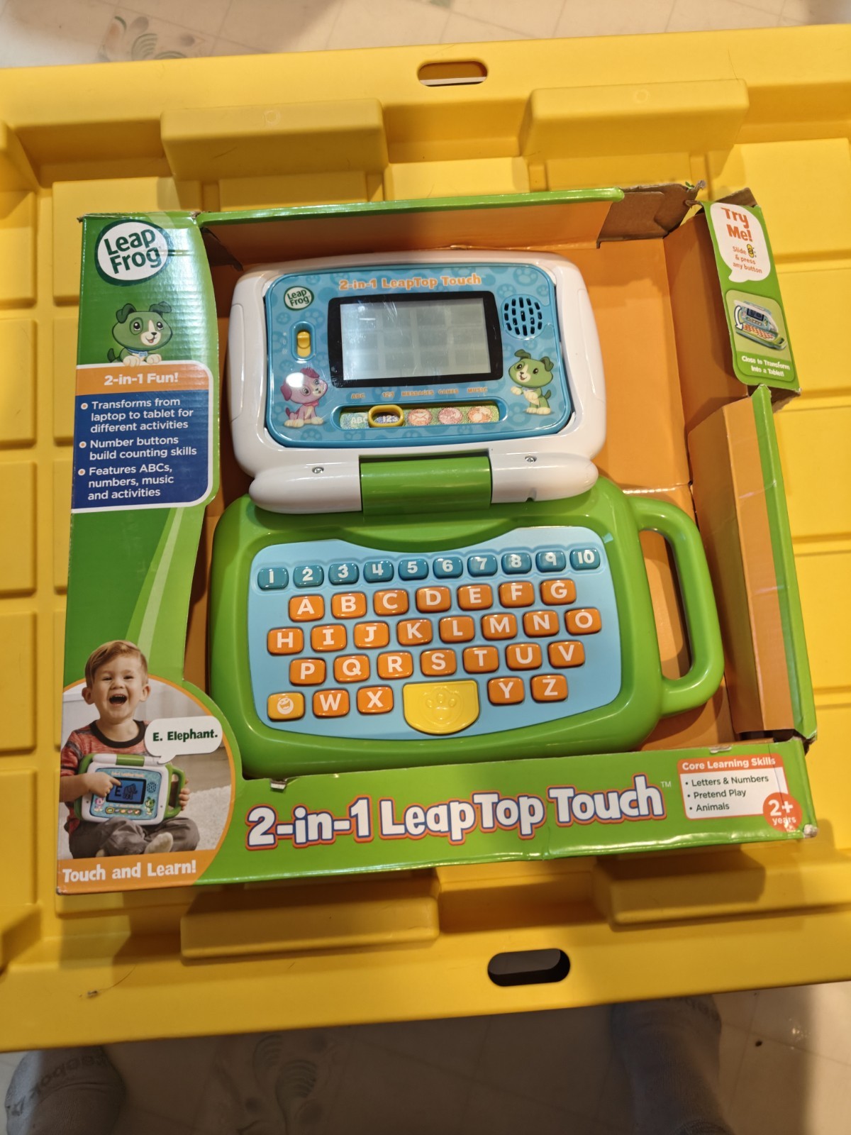 WN3- 2-in-1 LeapTop – Green Electronic Learning Systems and Toddler Toys