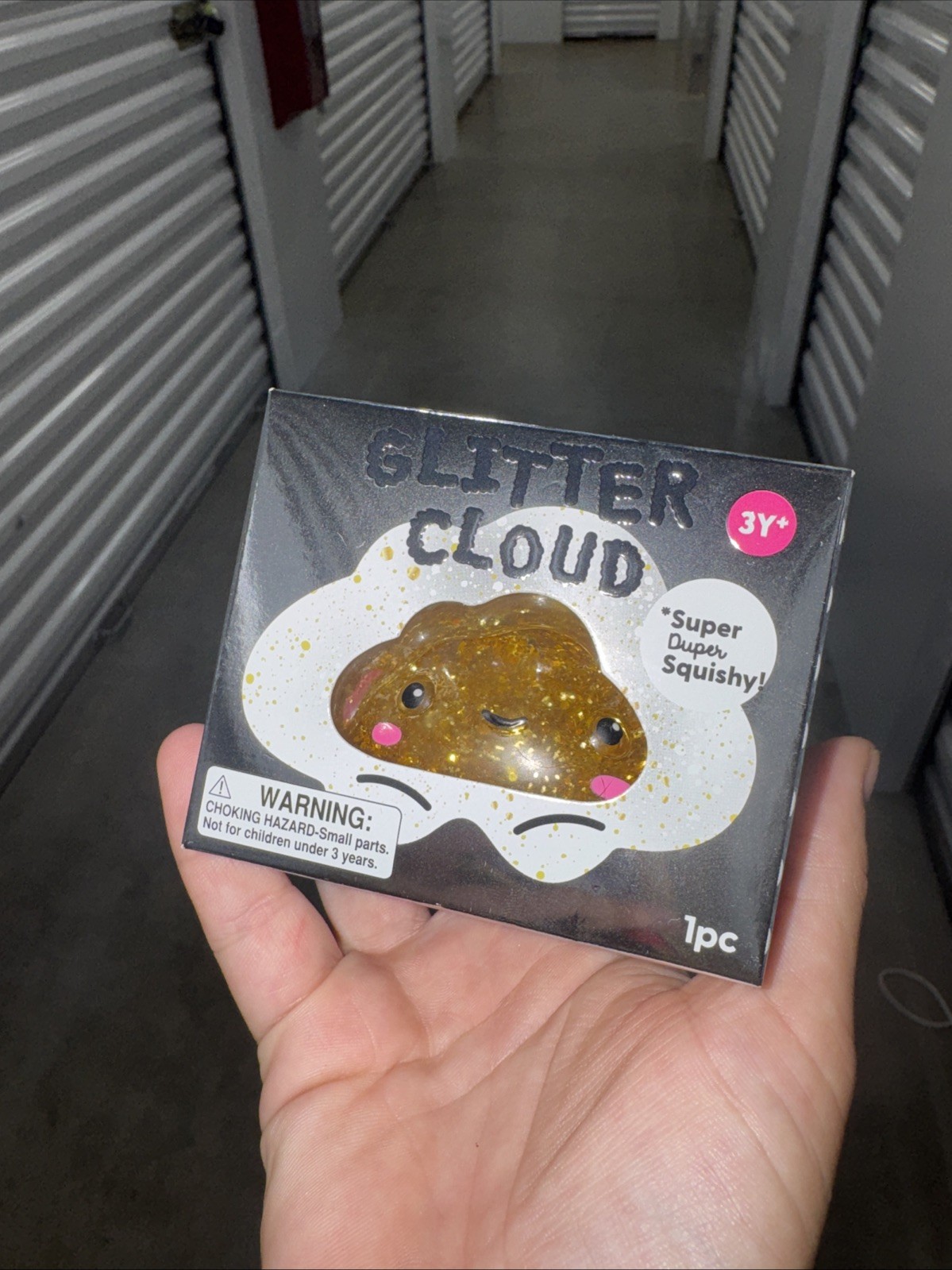 J’Adore Glitter Cloud Super Duper Squishy Tactile Squeeze Toy