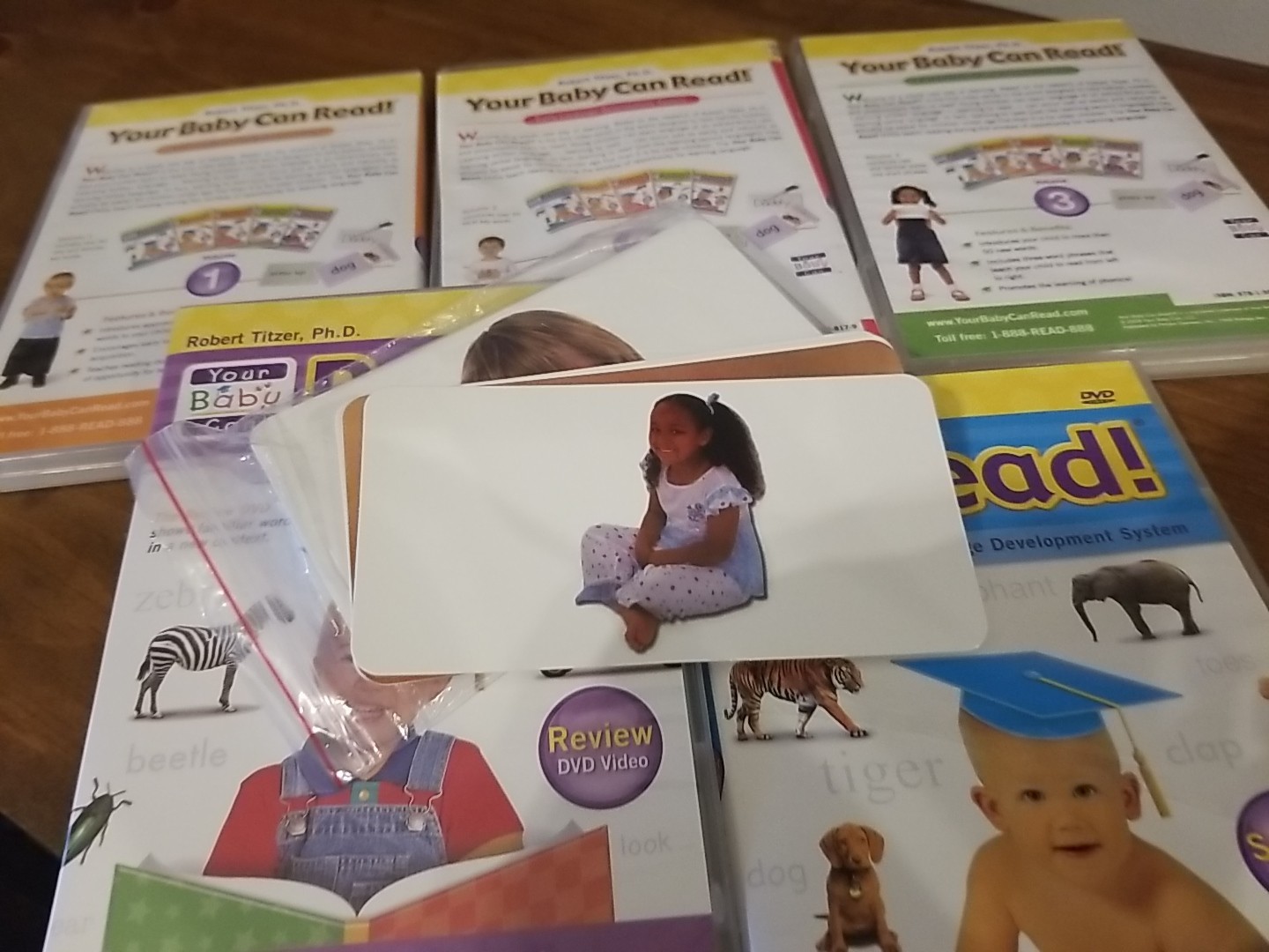 YOUR BABY CAN READ EARLY LANGUAGE INTERACTIVE DEVELOPMENT SYSTEM 5 DVD SET