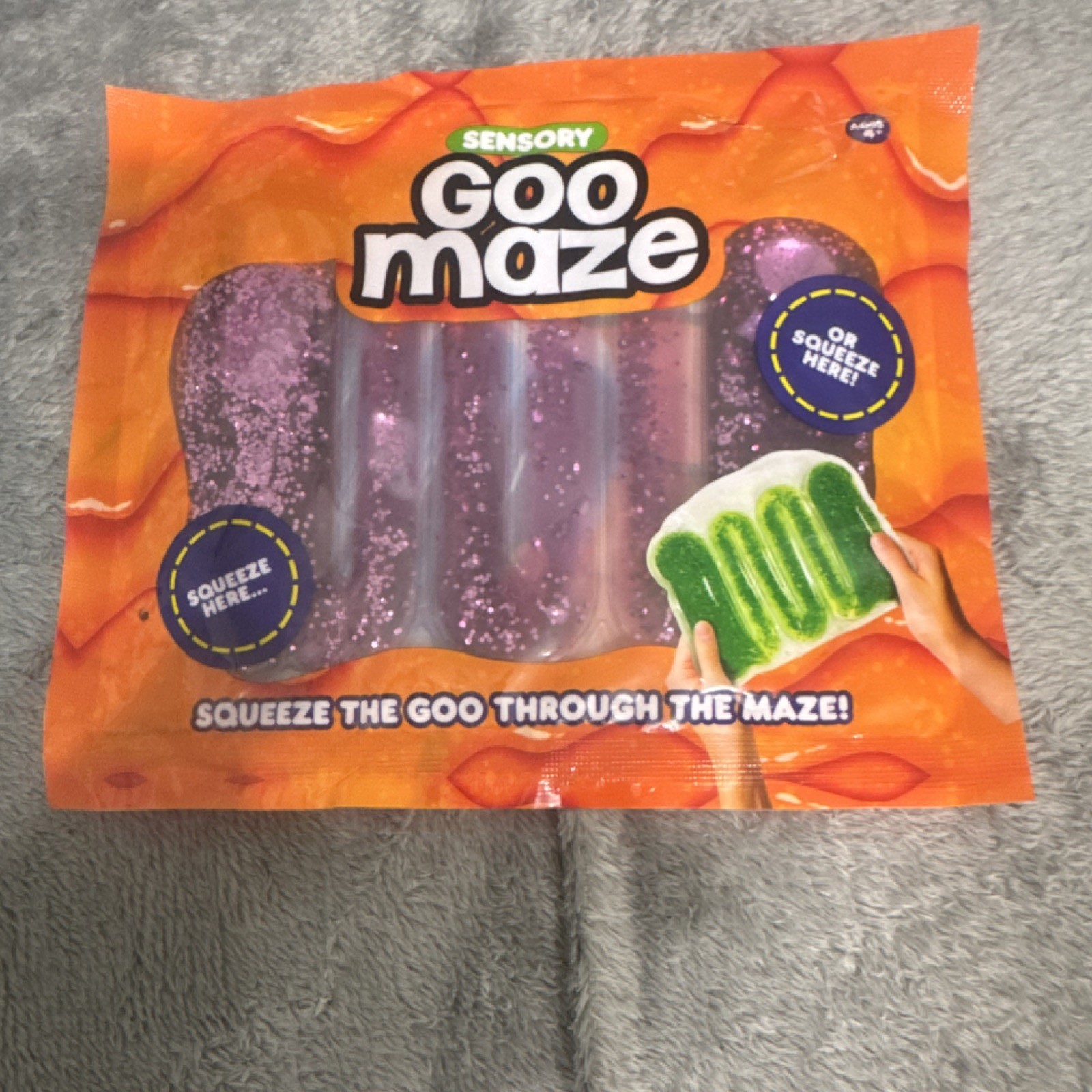 Big Time Toys Goo Maze Squeezable Tactile Sensory Toy Squishy Safe Durable