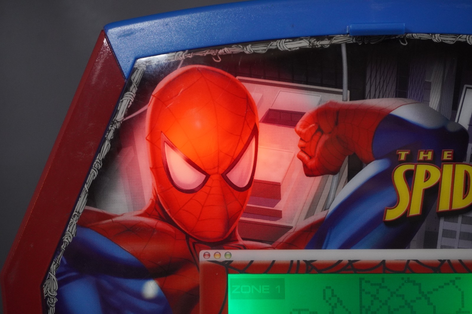 Vintage 2007 Marvel The Amazing Spider-Man Electronic Learning Laptop Toy Works