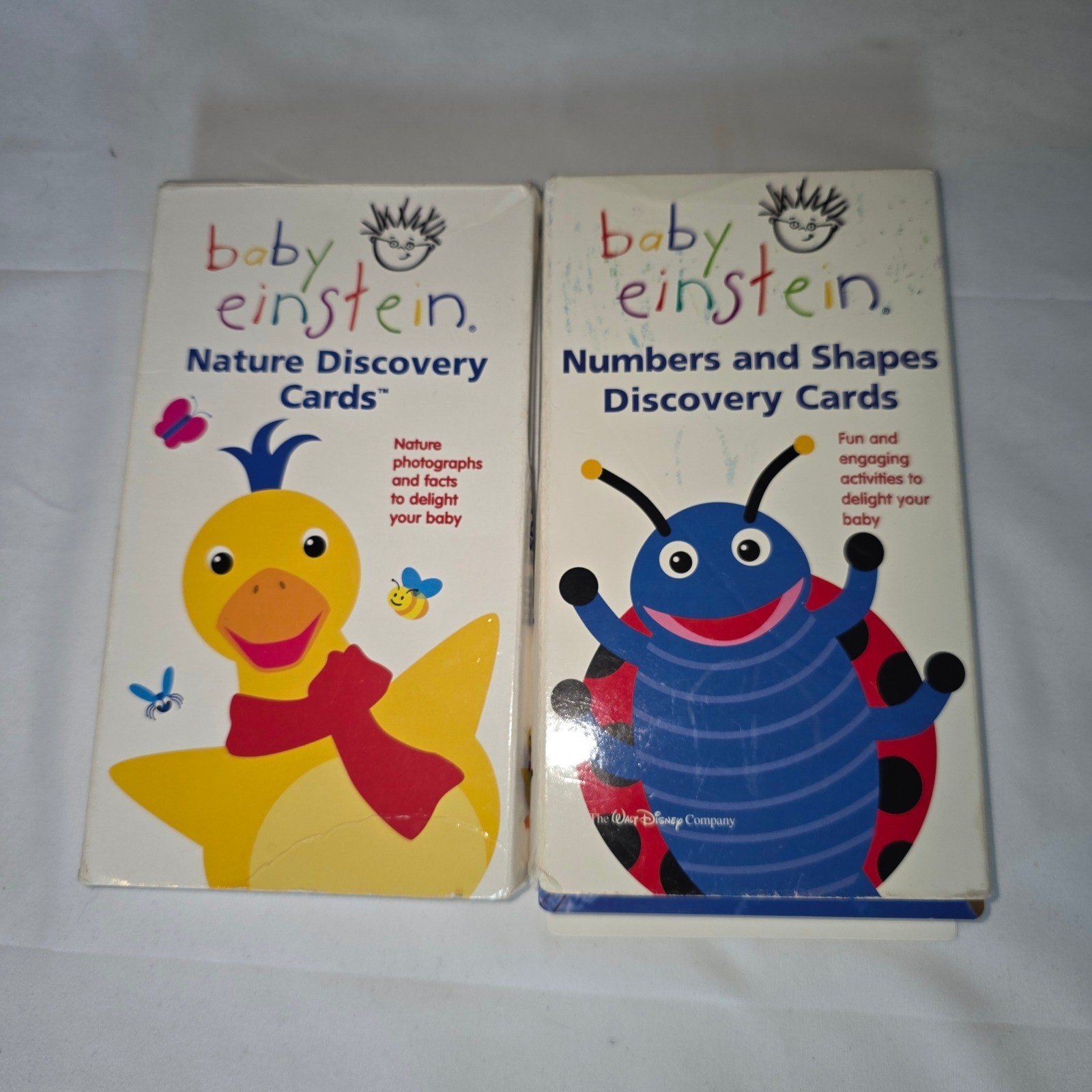 Baby Einstein Discovery Cards Nature Numbers and Shapes Flashcards Set NOTE