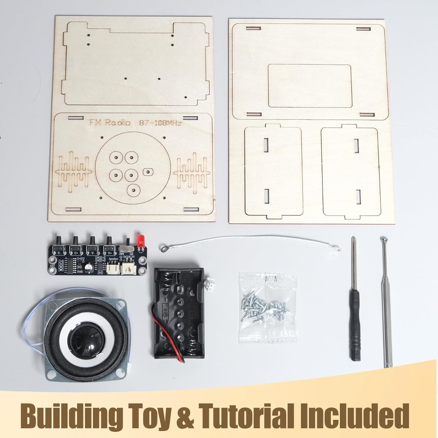 STEM Radio Kit for Kids 6-14 | DIY Electronics, Science & Circuit Project