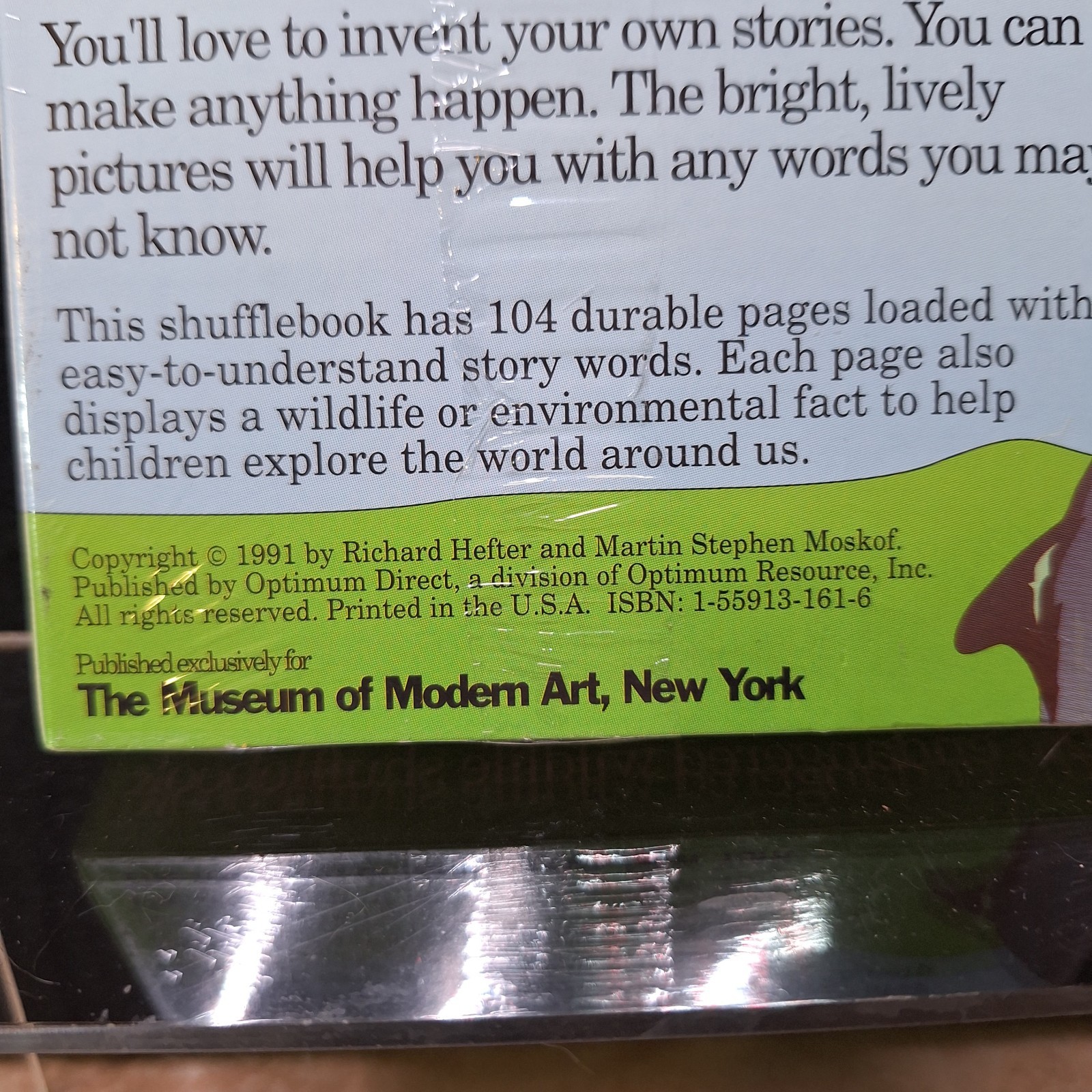 The Endangered Wildlife Shufflebook Richard Hefter 1991 Museum of Modern Art