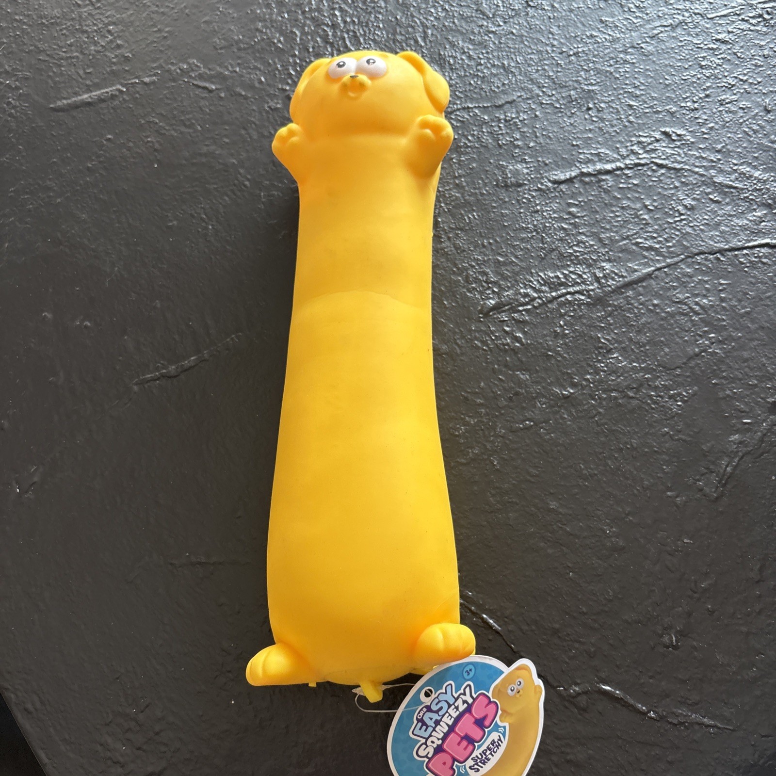 Orb Curioisities Yellow Squishy Squeezy Jumbo Dog