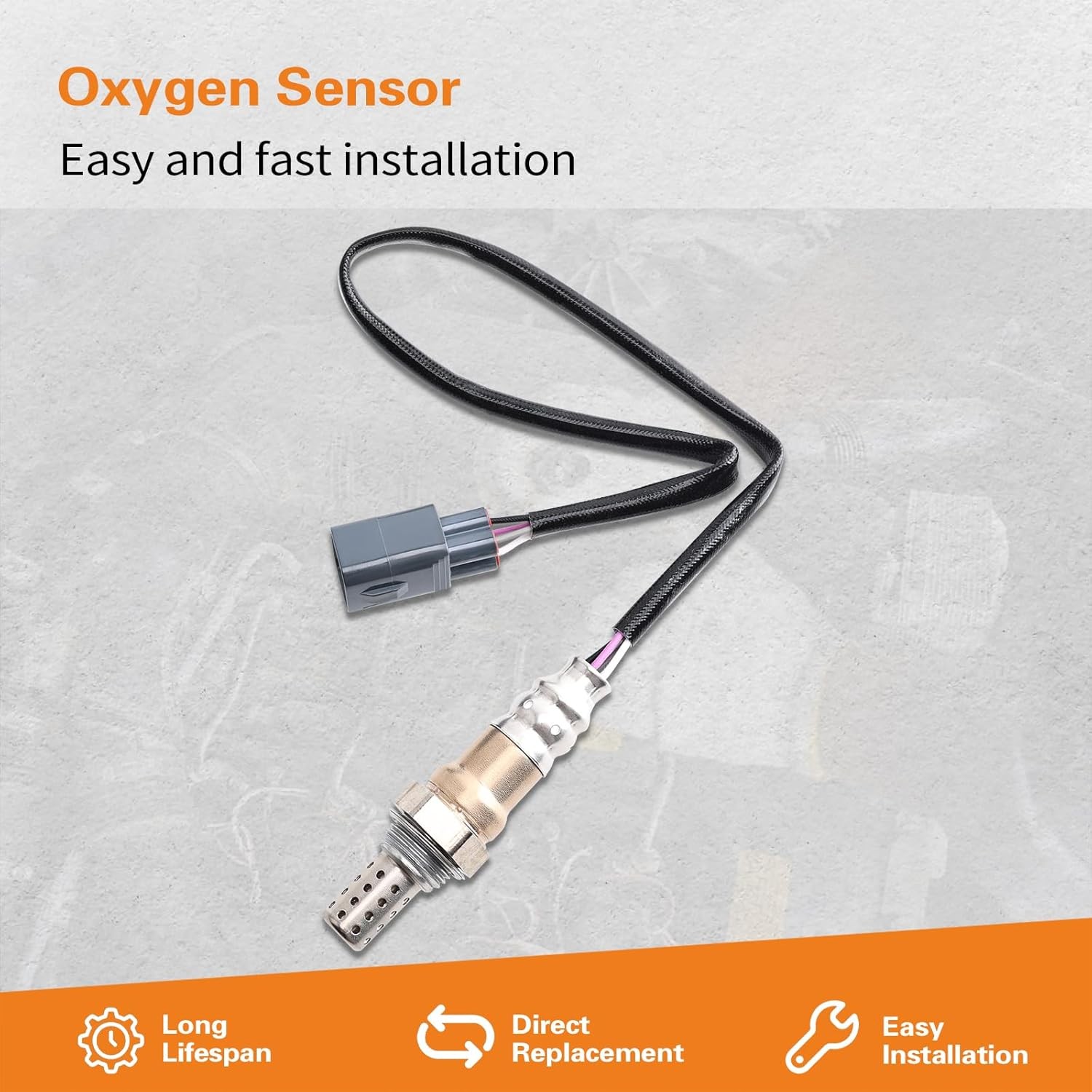 2Pcs Upstream and Downstream Oxygen O2 Sensor for 2003-2006 Vibe,2003-2004 Corol