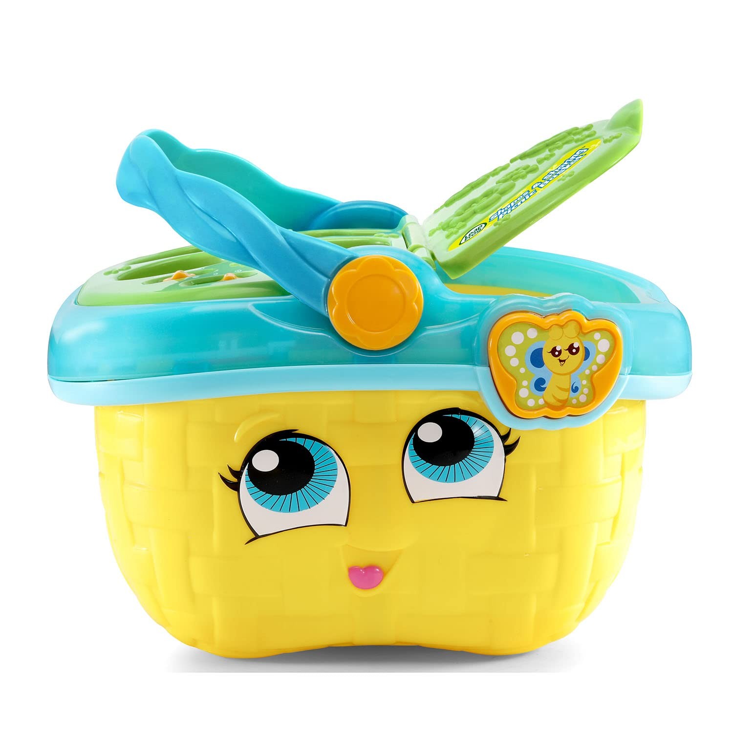 Shapes and Sharing Picnic Basket Interactive Toy with Food Pieces and Music