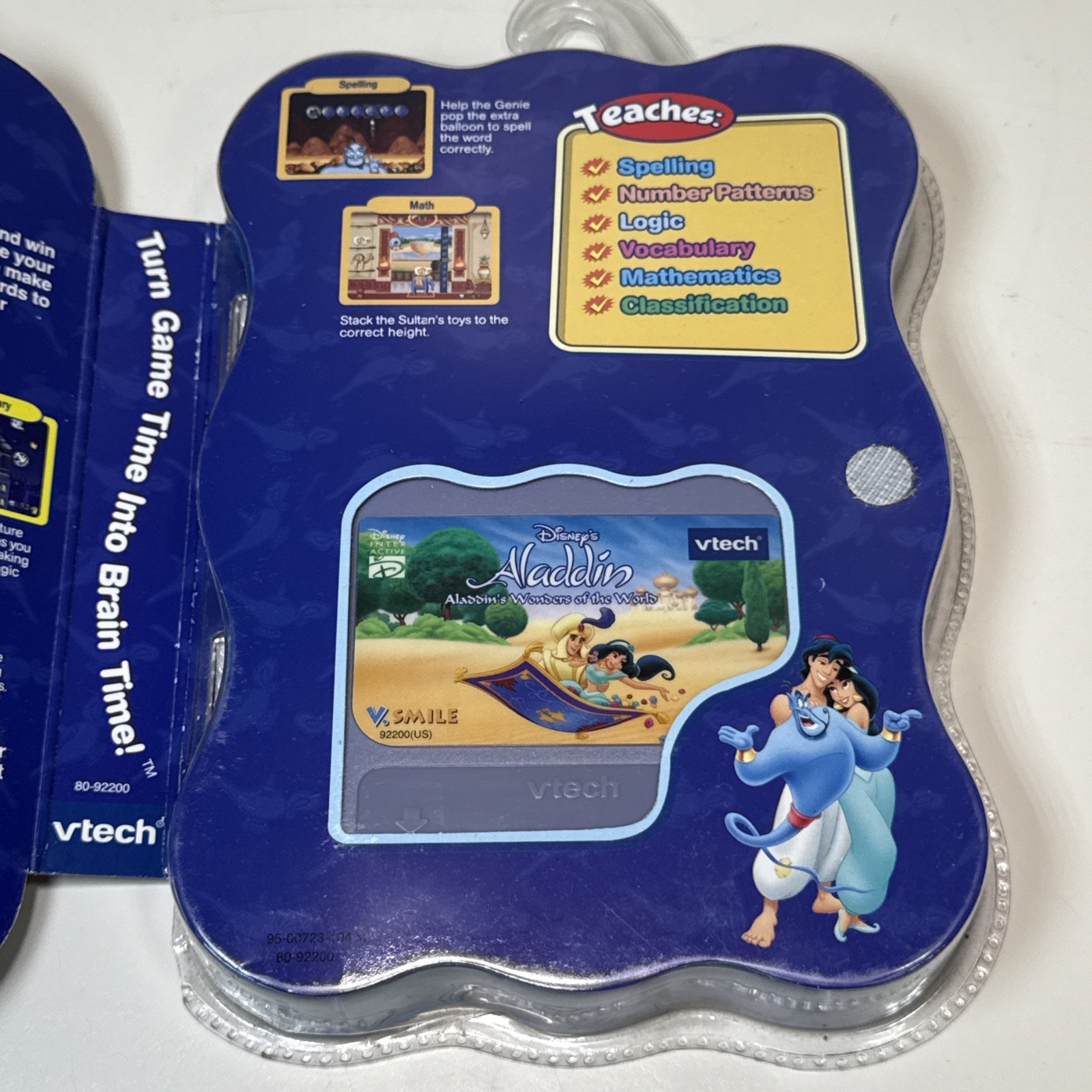 Disney Vtech Smartridge Aladdin & Dora V Smile Smartridge