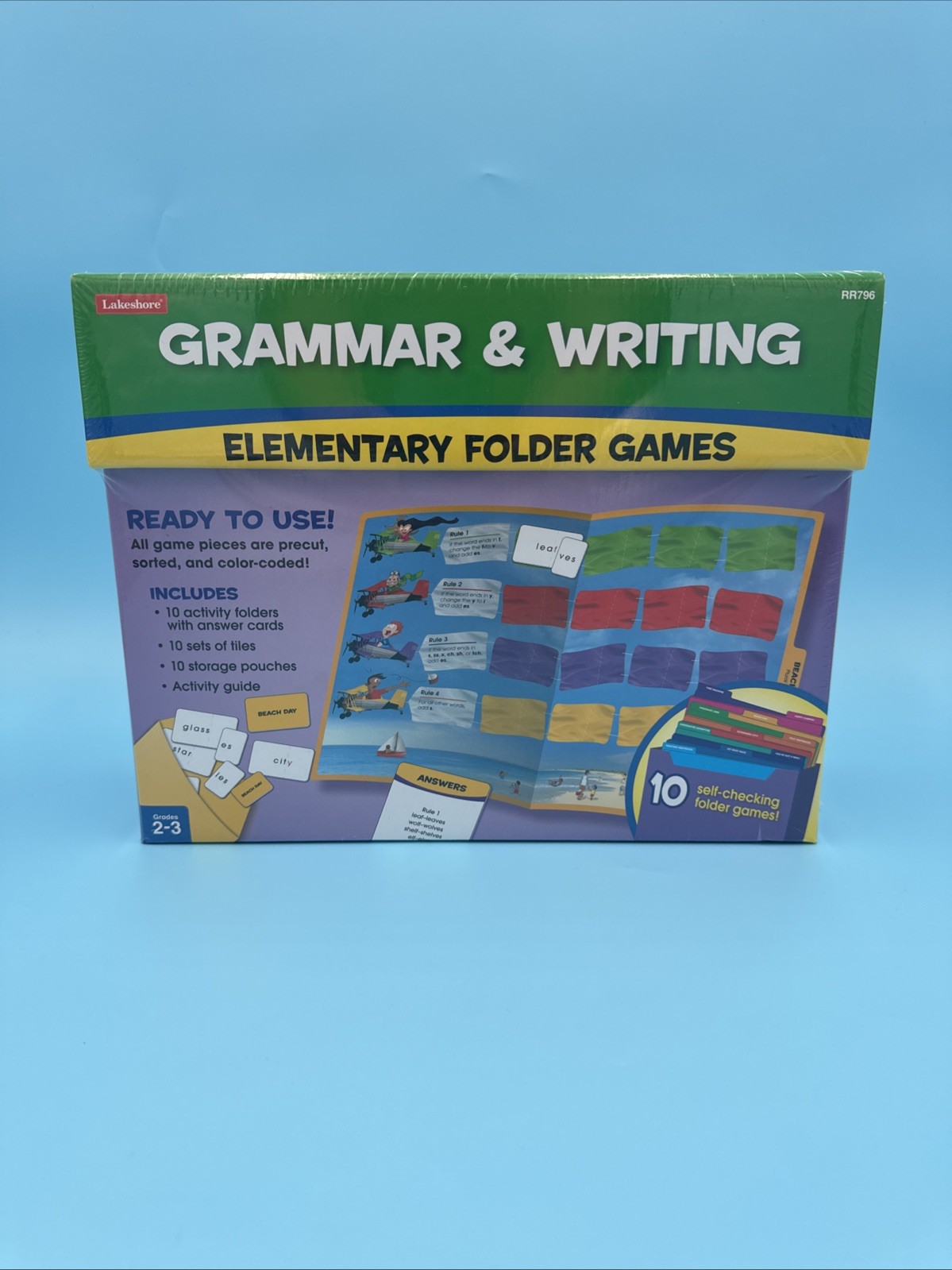 Lakeshore Grammar & Writing Folder Game Library RR796 New!!