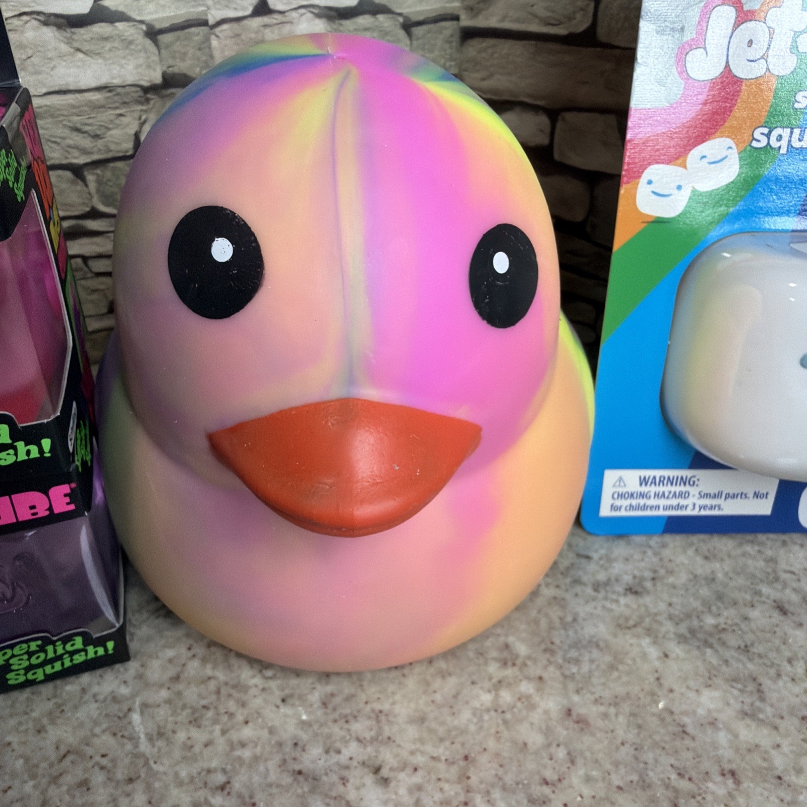 NeeDoh USA Swirl, Nice Cubes,RMS Purple Holographic Dumpling, Ducks Lot Of 8 🔥
