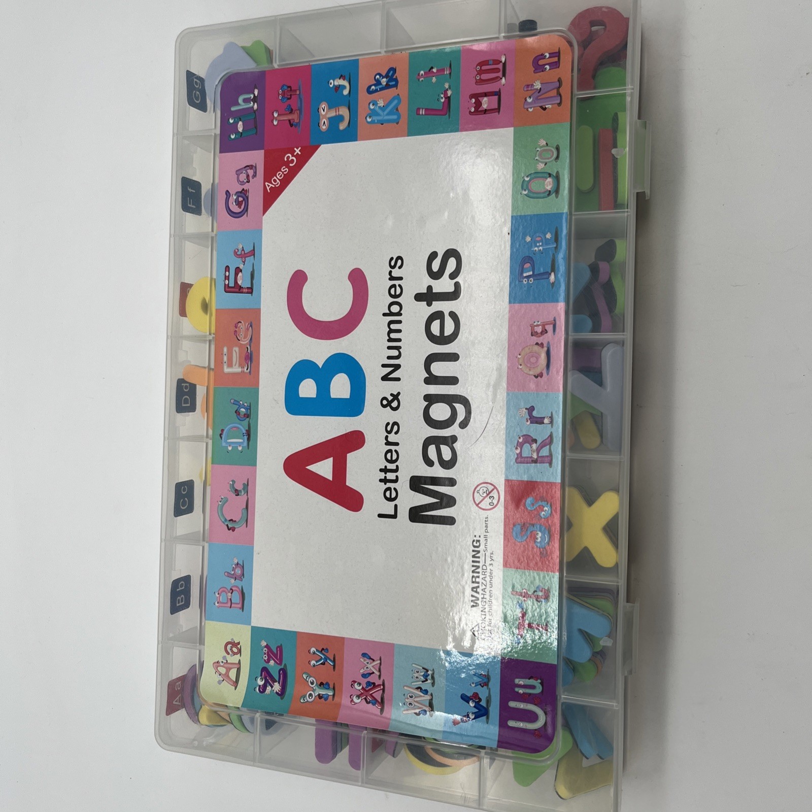 165 Pc Magnetic Lowercase Alphabet Letters Foam ABC Set Storage Case