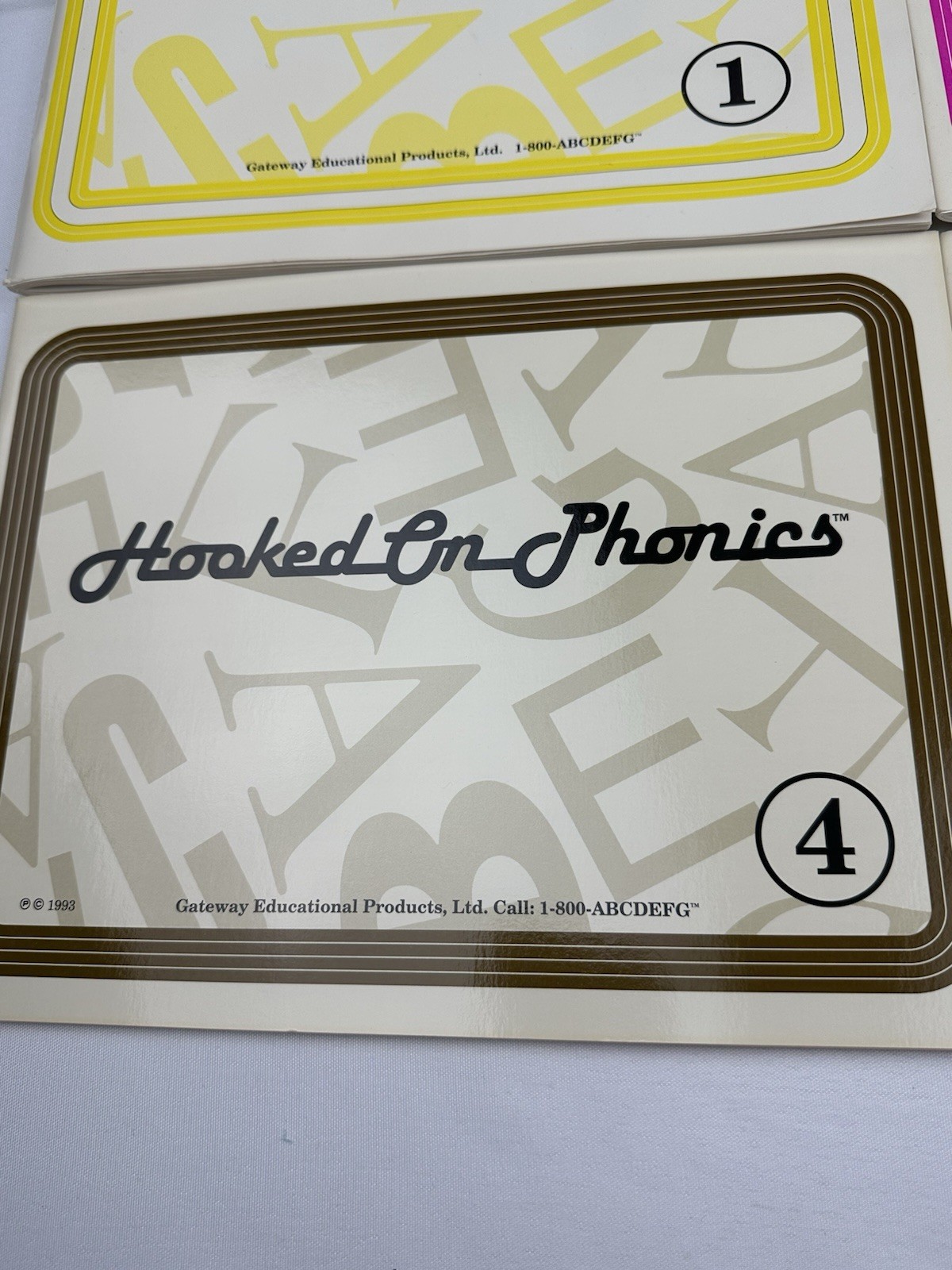 Hooked On Phonics Set W/ Original Box Back To Basics Cassettes Teaching