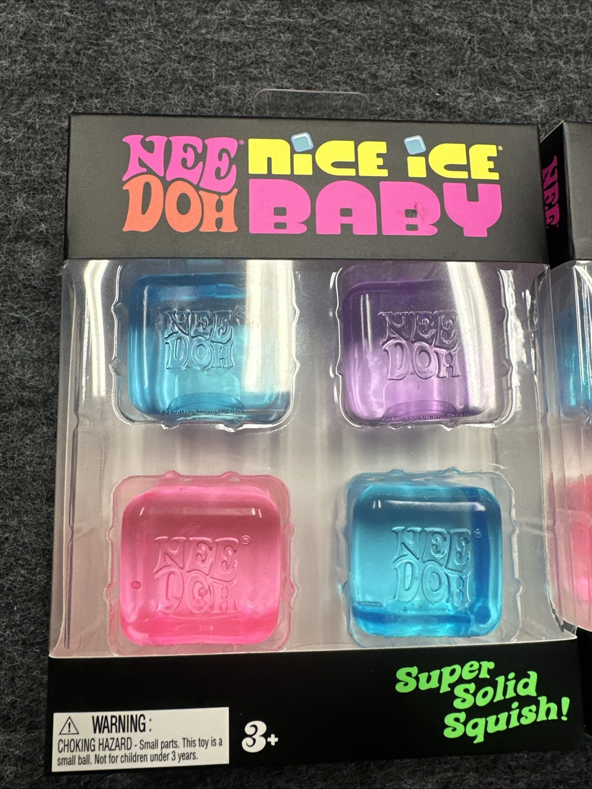 2 X Schylling NEEDOH NICE ICE BABY 4-Pack (Mini Nice Cubes) ~NEW & AUTHENTIC