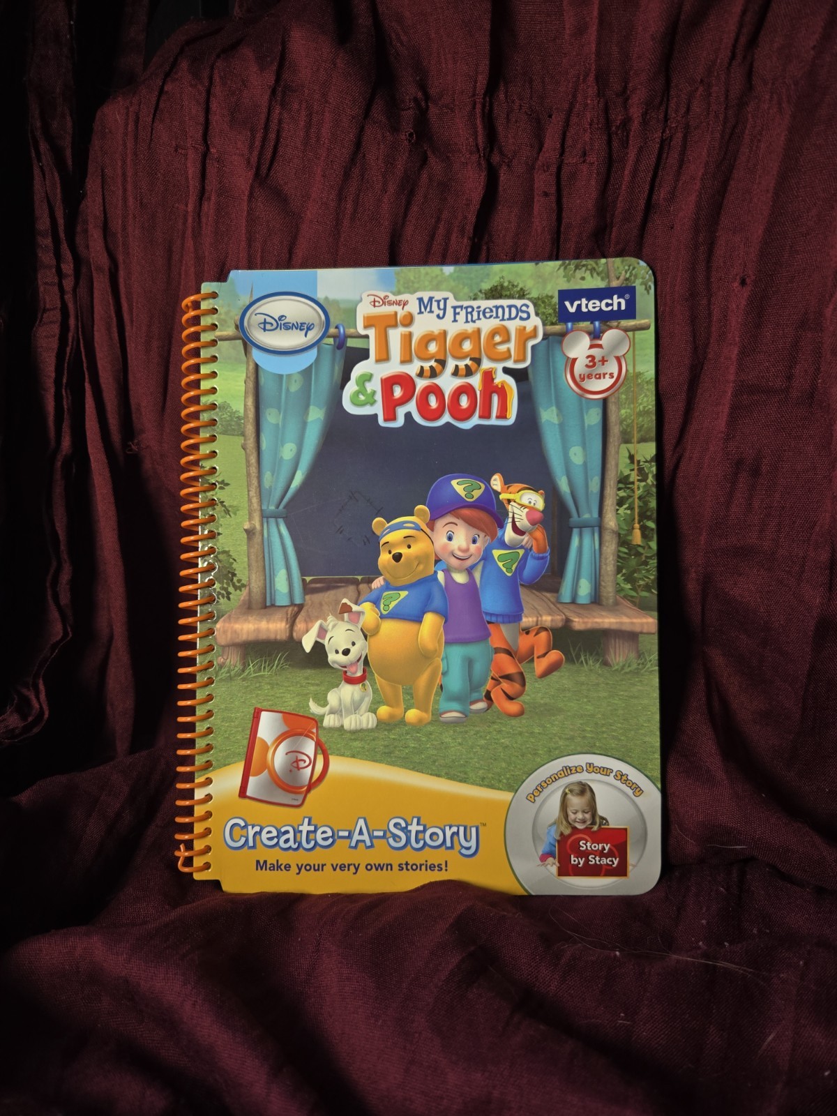VTech Disney Create-A-Story Electronic Learning System w/ 4Story Books, 3+ Years