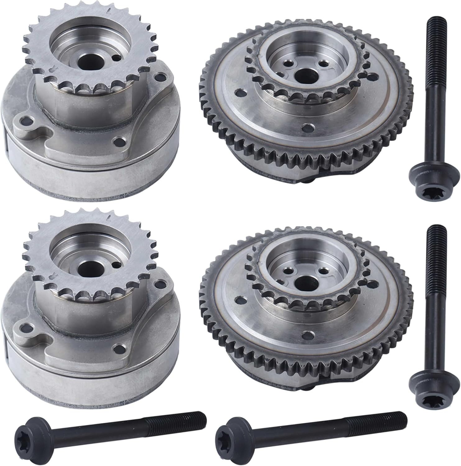 Intake Exhaust Timing Camshaft Sprocket VVT Cam Phaser 4Pcs Compatible with F150