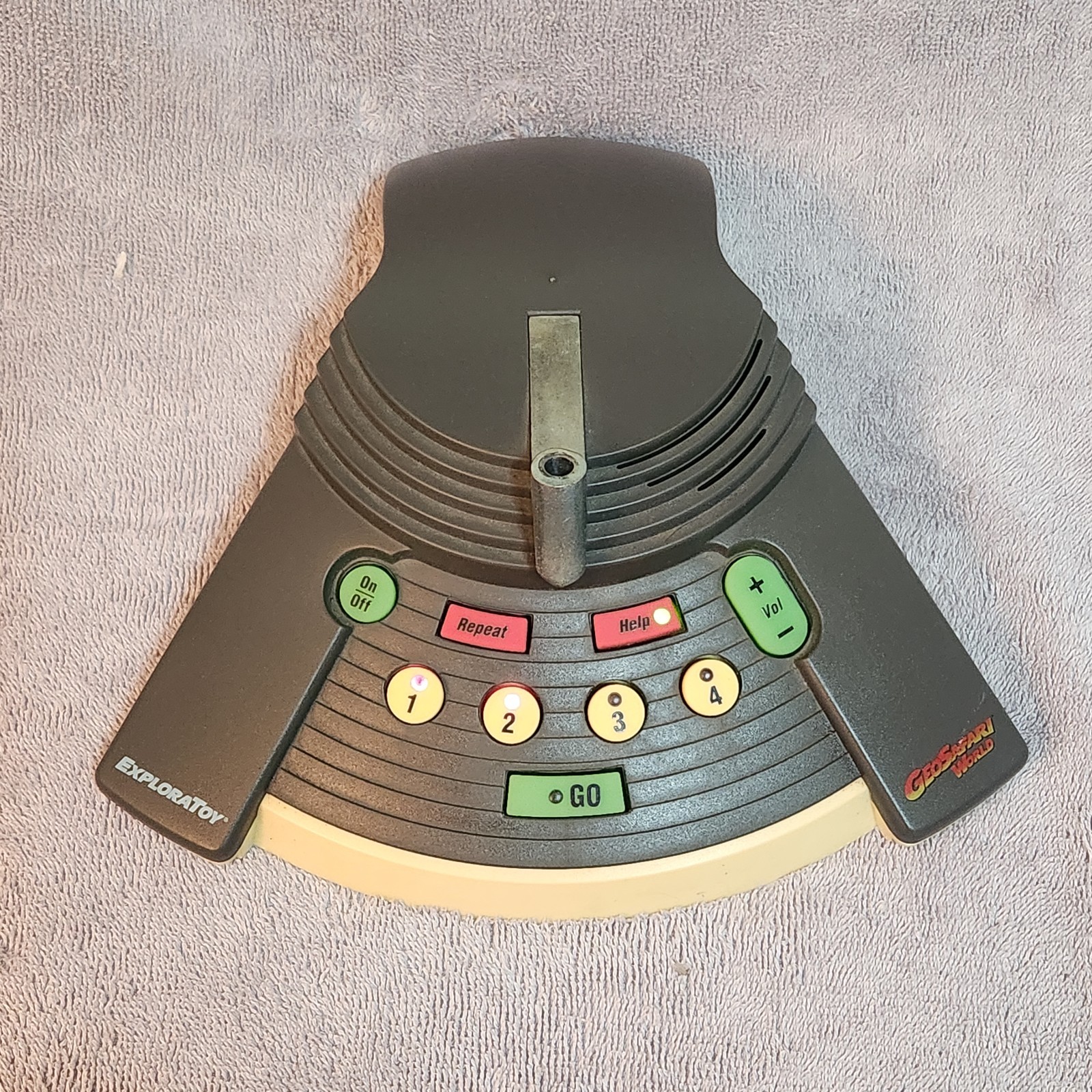 GeoSafari World ExploraToy Electronic Talking Globe BASE! No Globe! Working Unit