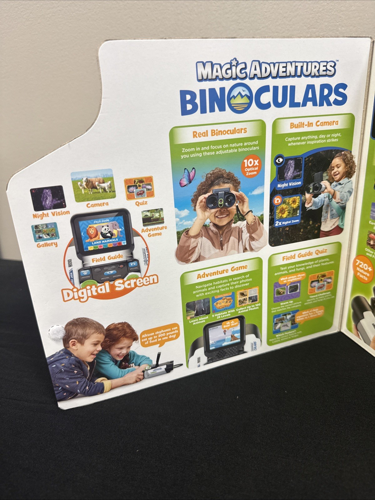 Leap Frog Magic Adventures Binoculars W/Screen Capture Night Vision For Kids New